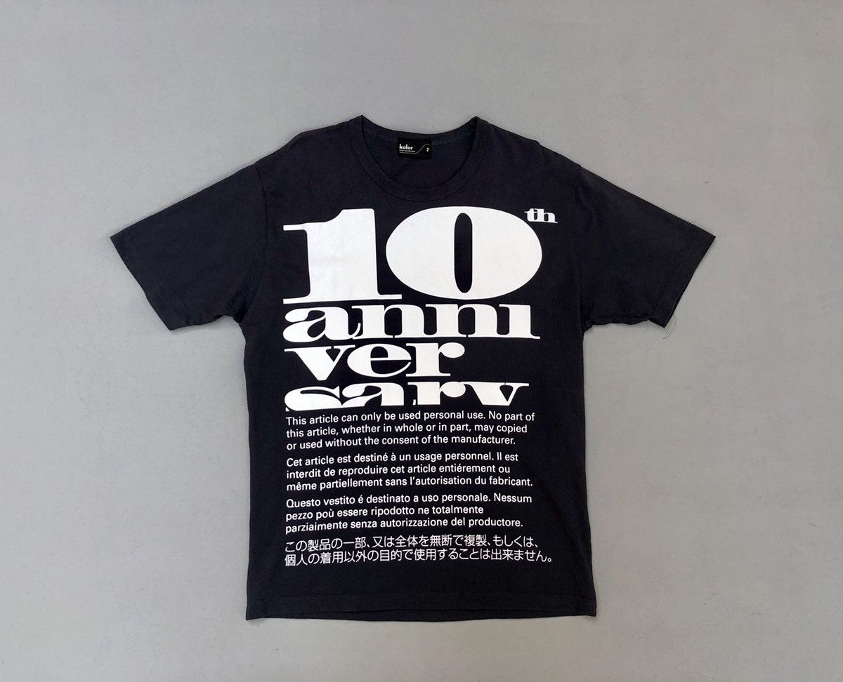 Kolor Kolor 10th Anniversary Tshirt Size US M / EU 48-50 / 2 - 1 Thumbnail