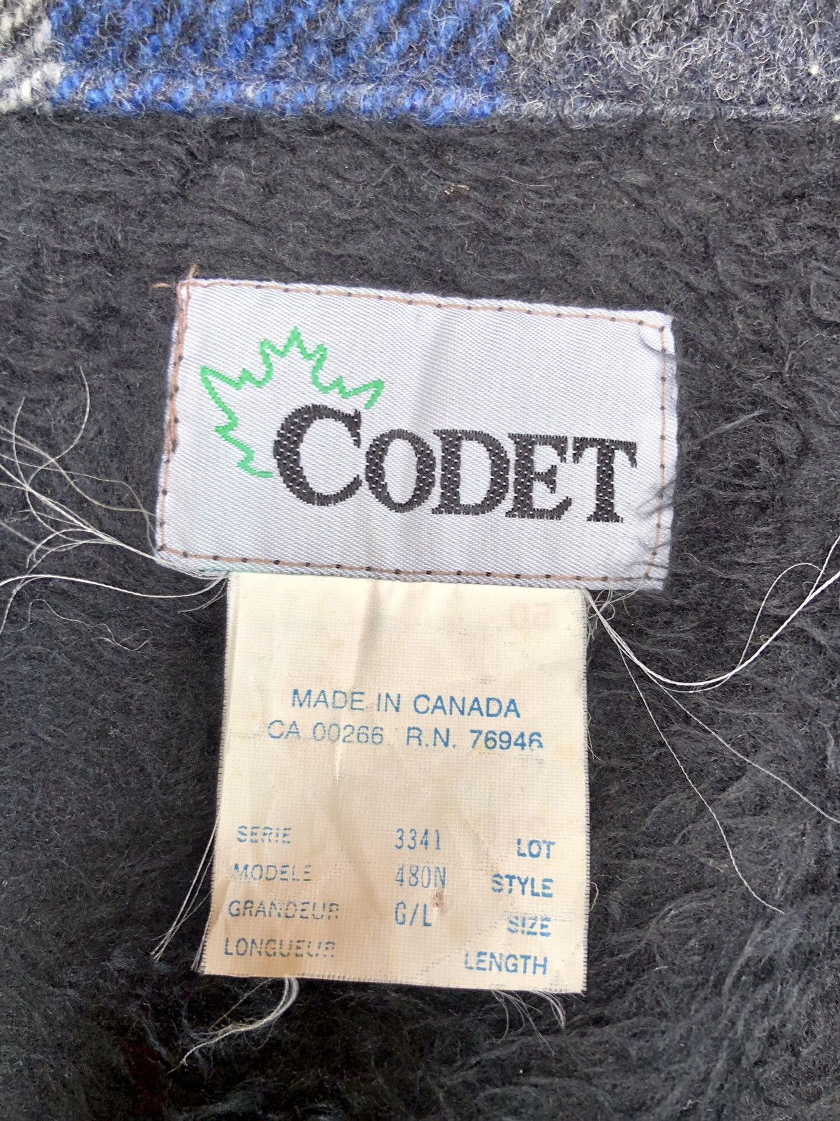 Flannel Codet Flannel Style Winter Wool Heavy Jacket Size US L / EU 52-54 / 3 - 10 Thumbnail