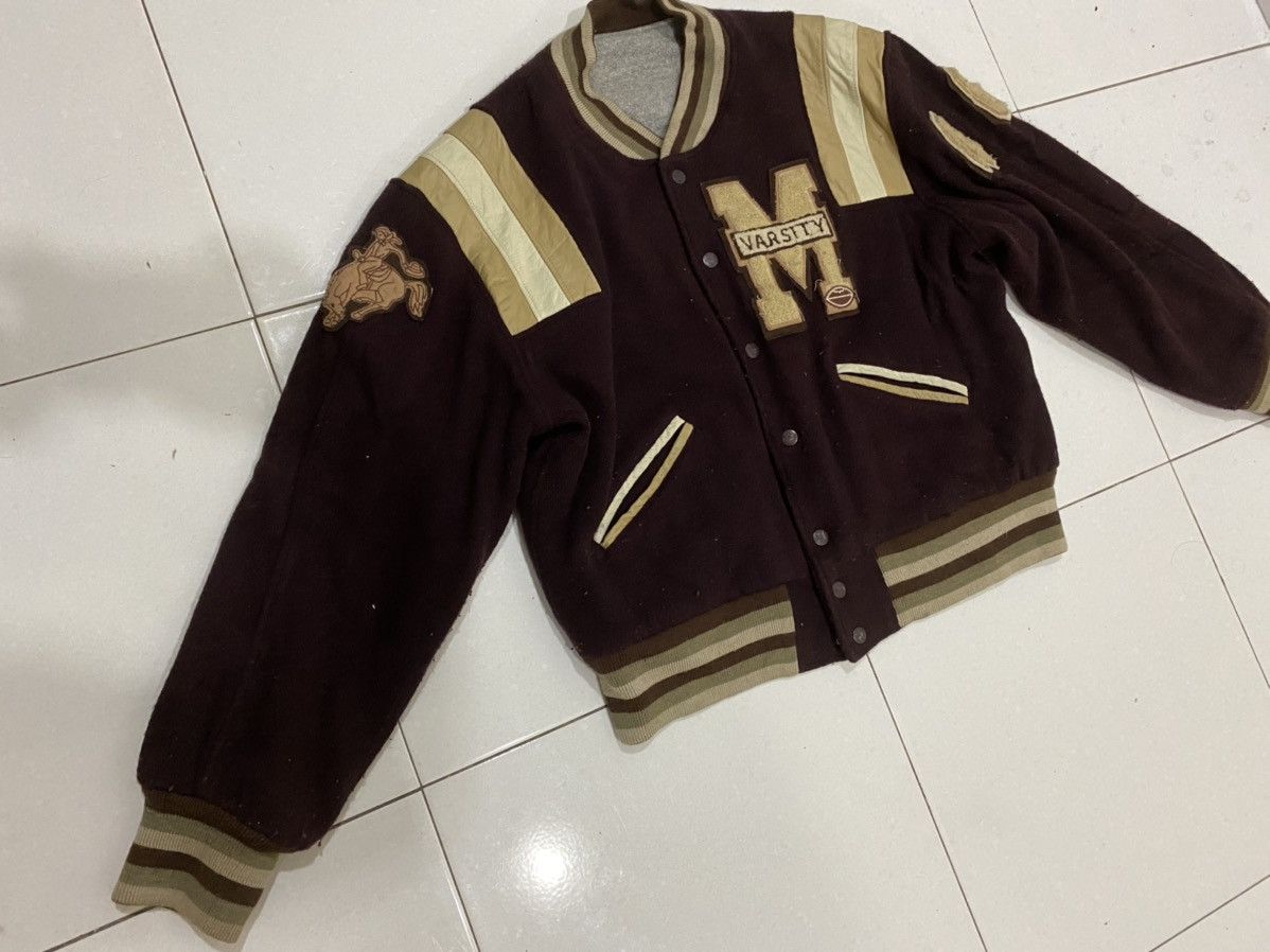 Vintage 🔥Vintage🔥"M" Letterman Varsity Jacket Size US M / EU 48-50 / 2 - 3 Thumbnail