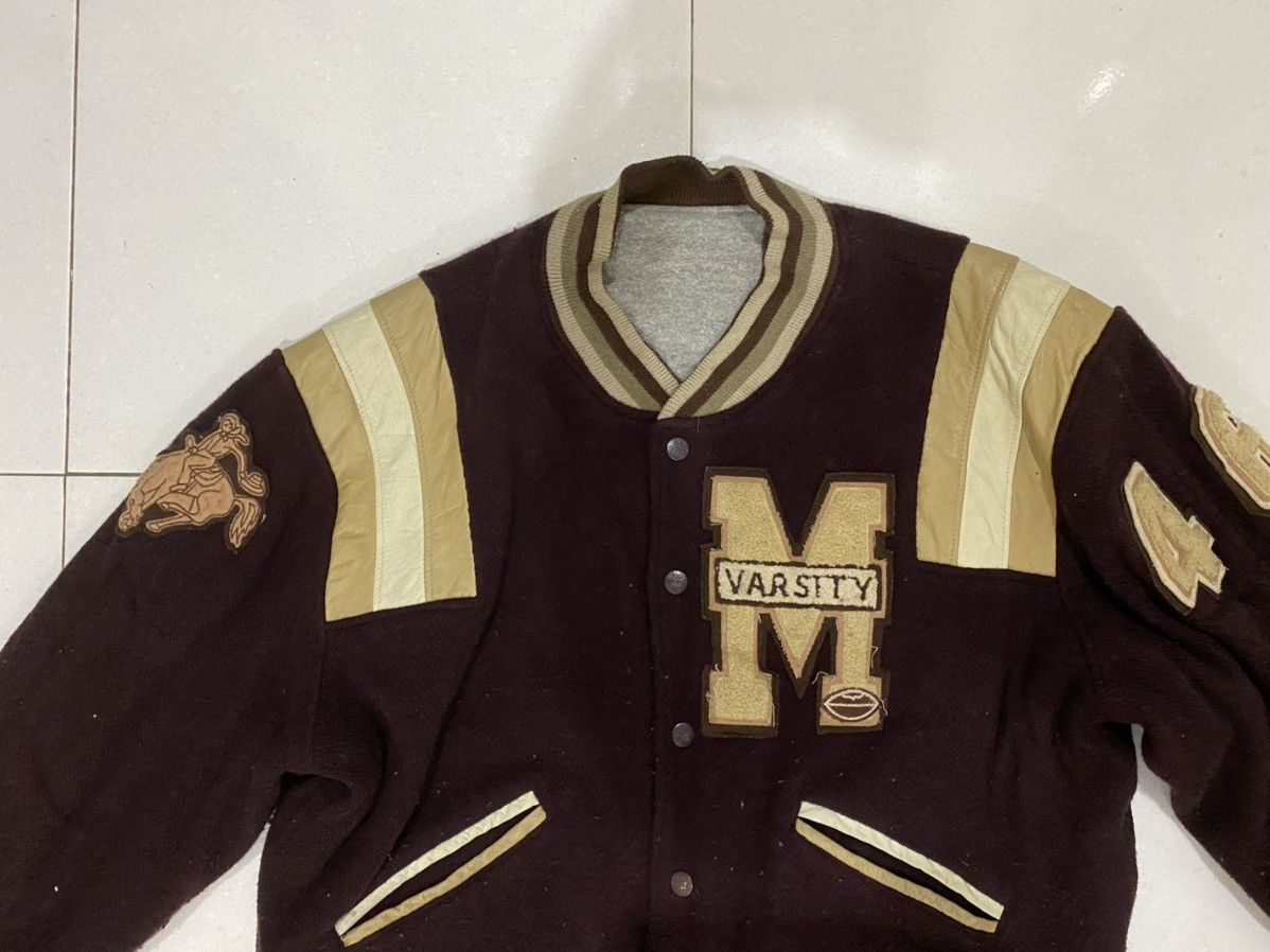 Vintage 🔥Vintage🔥"M" Letterman Varsity Jacket Size US M / EU 48-50 / 2 - 5 Thumbnail