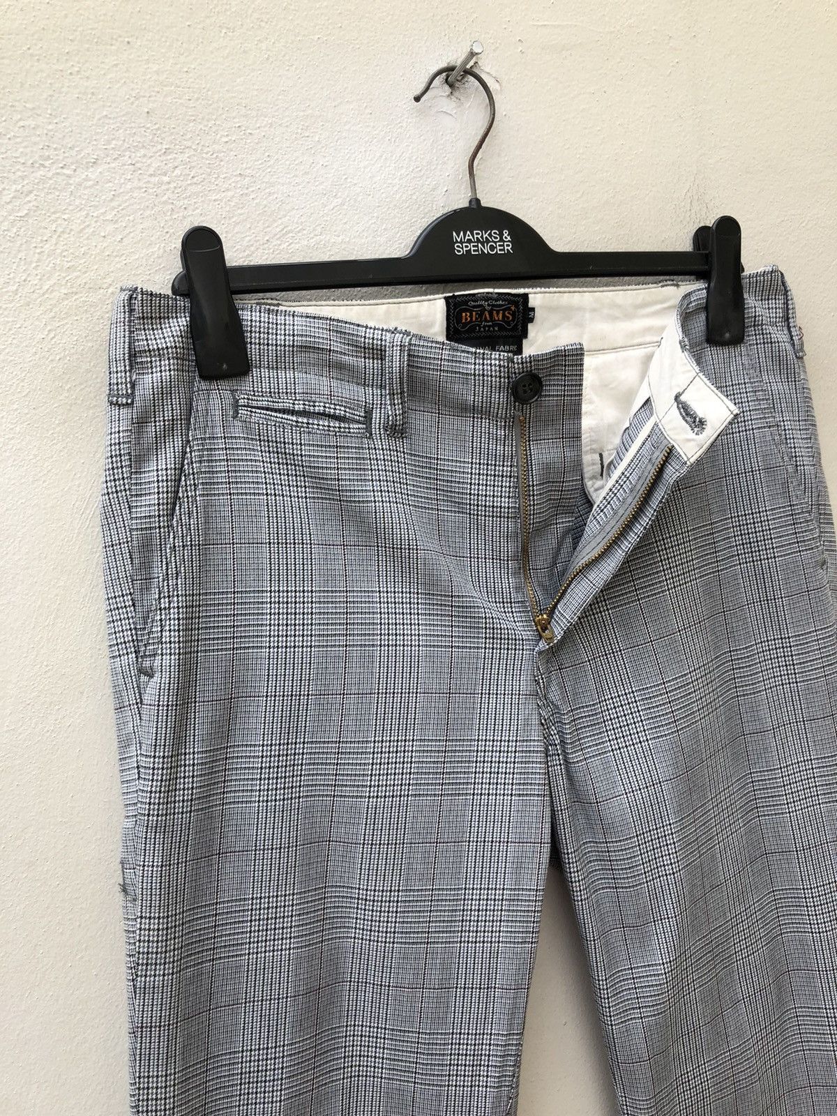 Beams Plus Beams + Checkered Trouser Pant Size US 31 - 4 Thumbnail