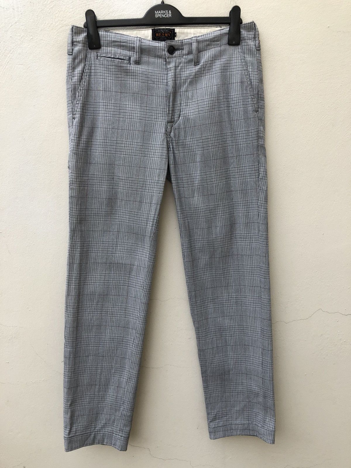 image of Beams Plus Beams + Checkered Trouser Pant, Men's (Size 31)