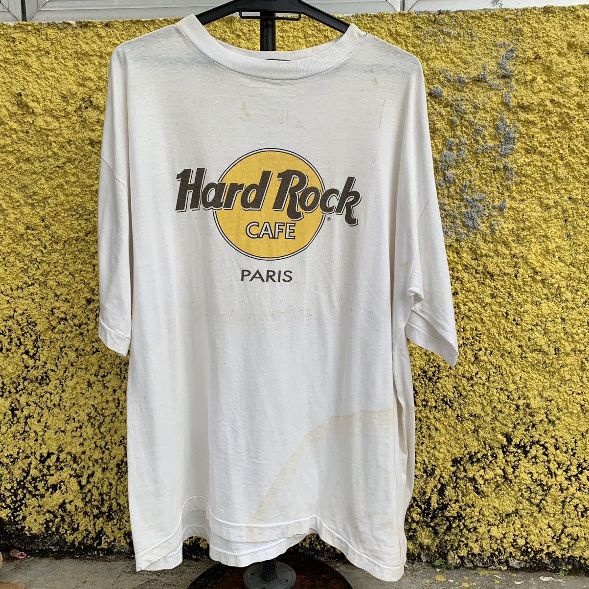 Hard Rock Cafe × Vintage Hard Rock Cafe Paris vintage tshirt tee Size US XL / EU 56 / 4 - 1 Thumbnail