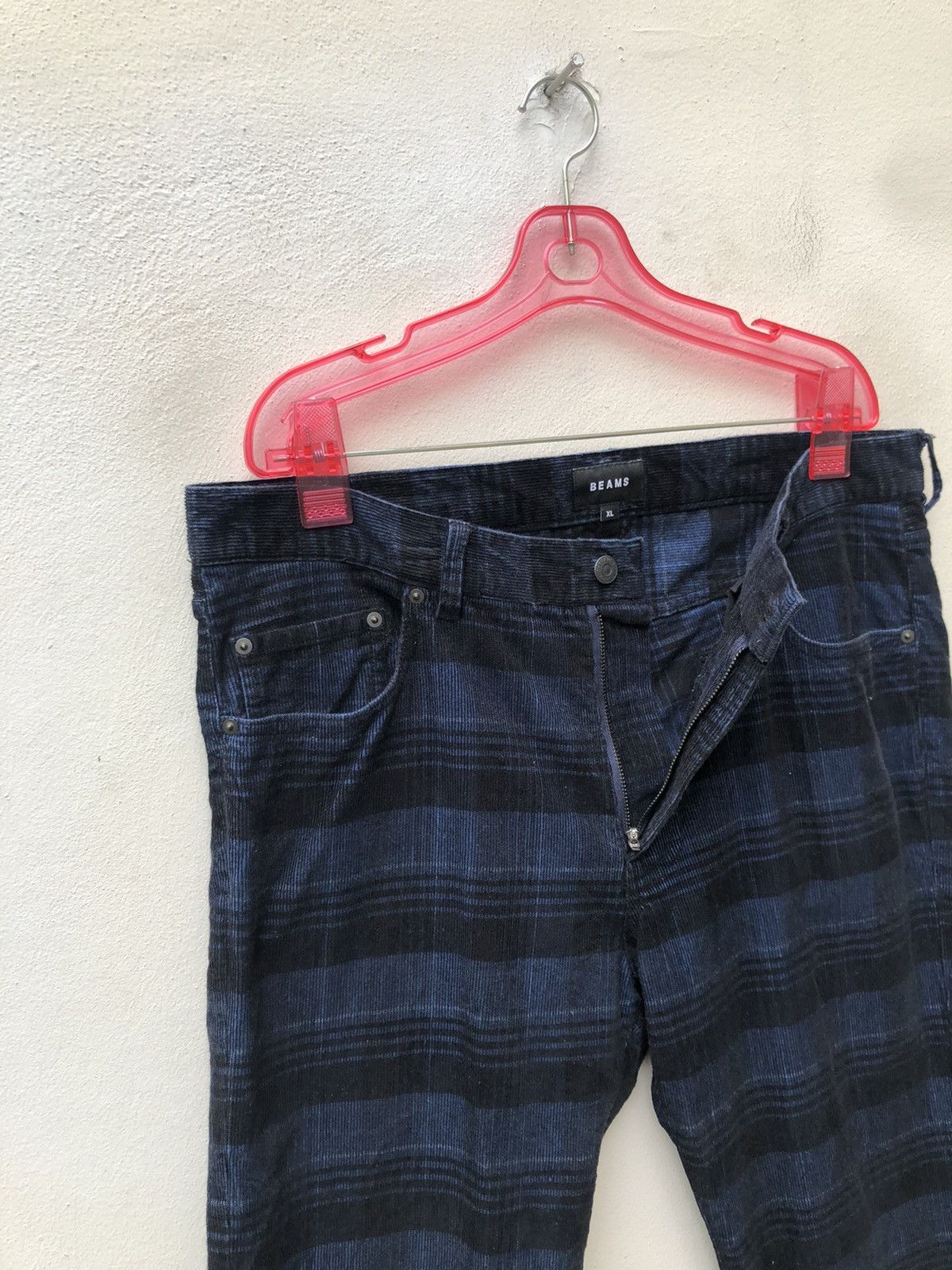Beams Plus Beams Tartan Checks Corduroy Cropped Pant Size US 34 / EU 50 - 4 Thumbnail