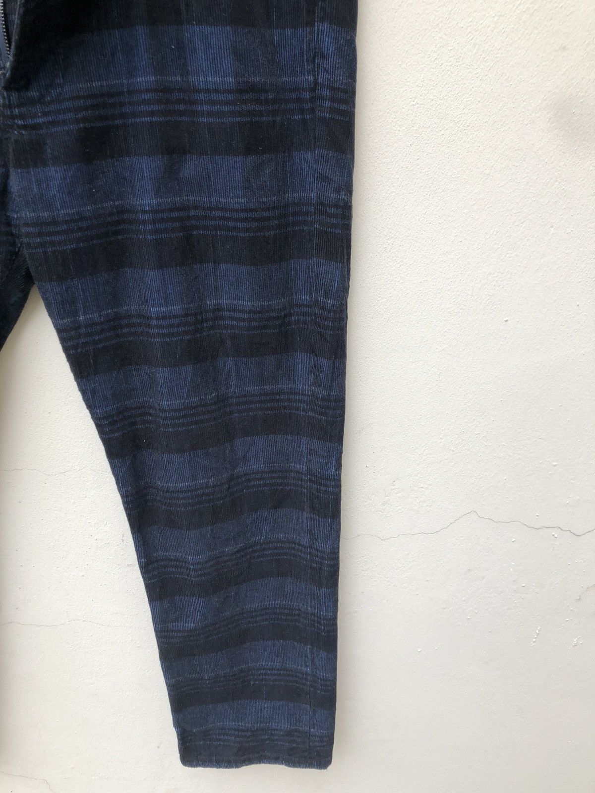 Beams Plus Beams Tartan Checks Corduroy Cropped Pant Size US 34 / EU 50 - 6 Thumbnail