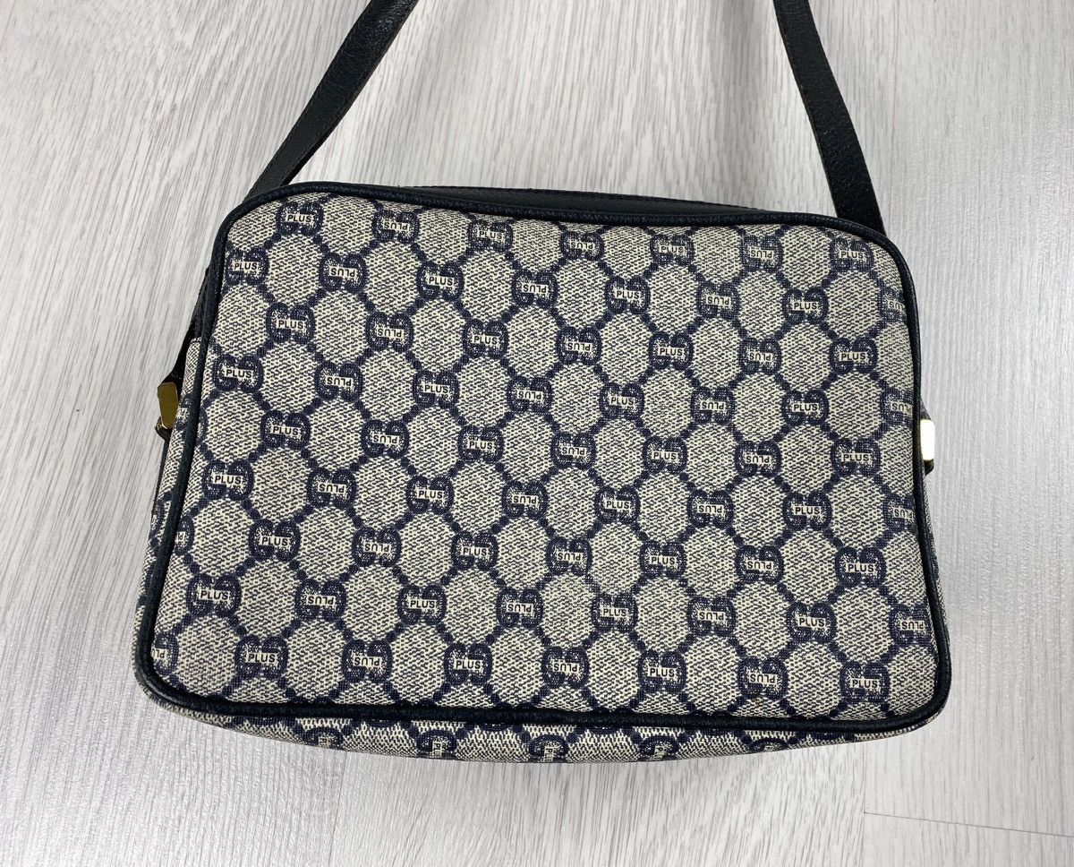 Gucci Vintage Gucci Plus Monogram Cross Body Bag Fendi Dior Chanel Size ONE SIZE - 6 Thumbnail