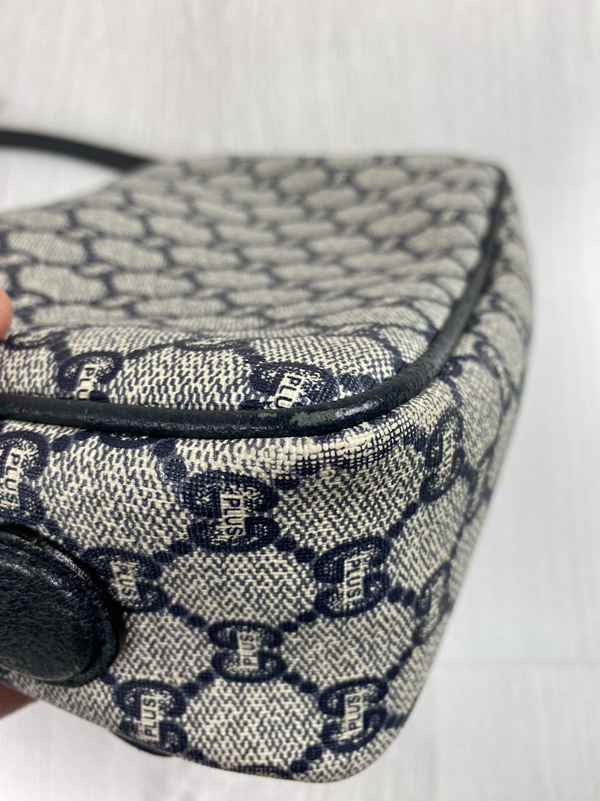 Gucci Vintage Gucci Plus Monogram Cross Body Bag Fendi Dior Chanel Size ONE SIZE - 11 Thumbnail