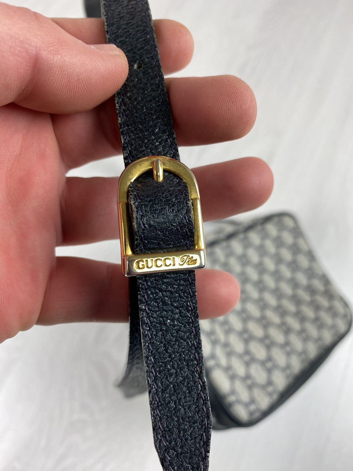 Gucci Vintage Gucci Plus Monogram Cross Body Bag Fendi Dior Chanel Size ONE SIZE - 15 Thumbnail