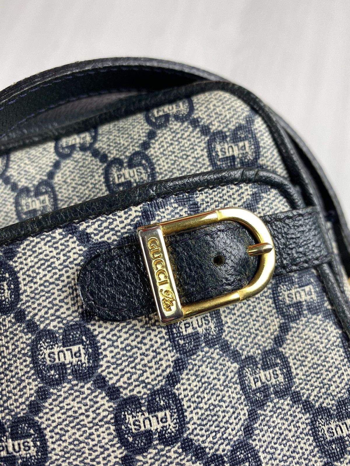 Gucci Vintage Gucci Plus Monogram Cross Body Bag Fendi Dior Chanel Size ONE SIZE - 14 Thumbnail