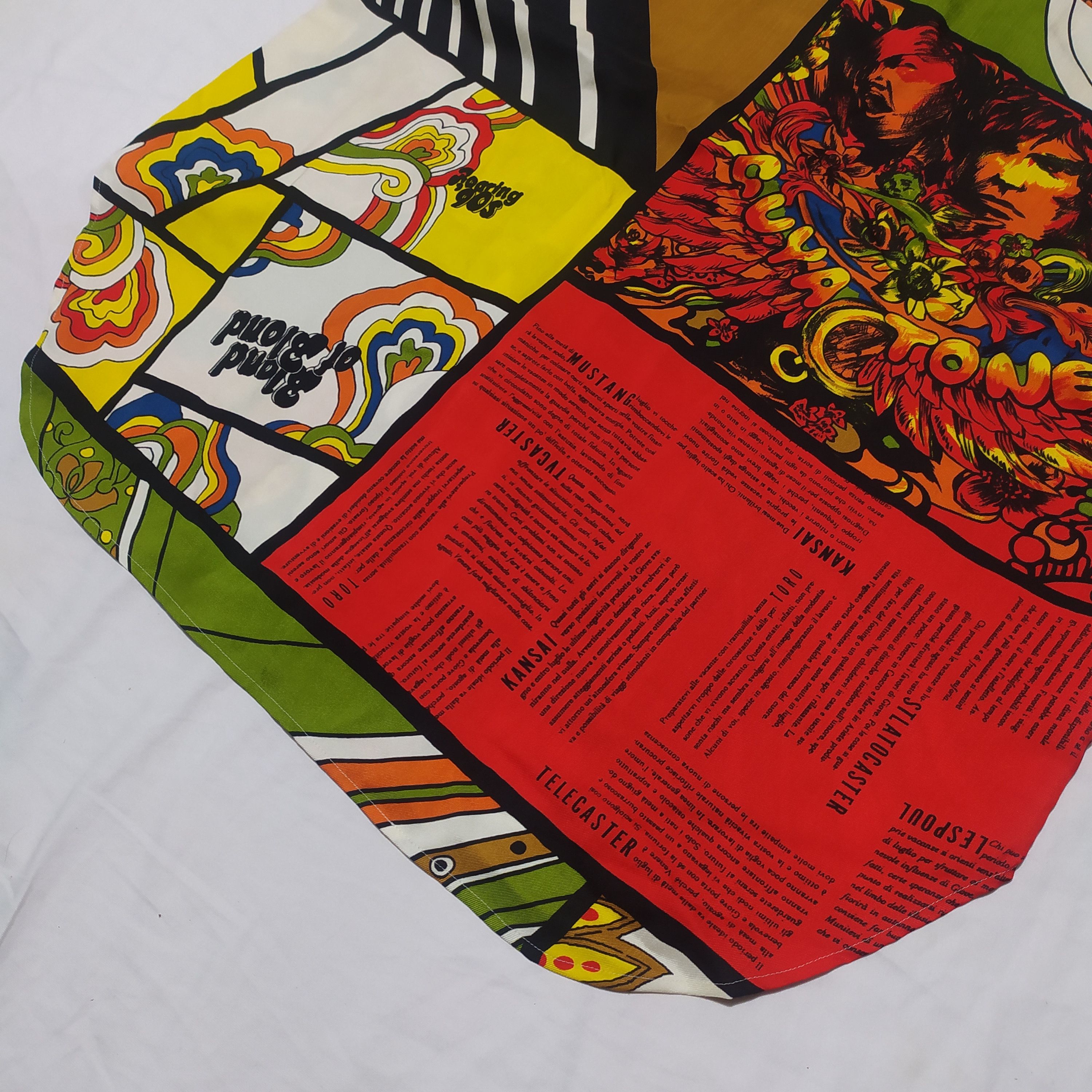 Kansai Yamamoto Vintage 90s Kansai Yamamoto O2 all over print button shirt Size US M / EU 48-50 / 2 - 8 Thumbnail
