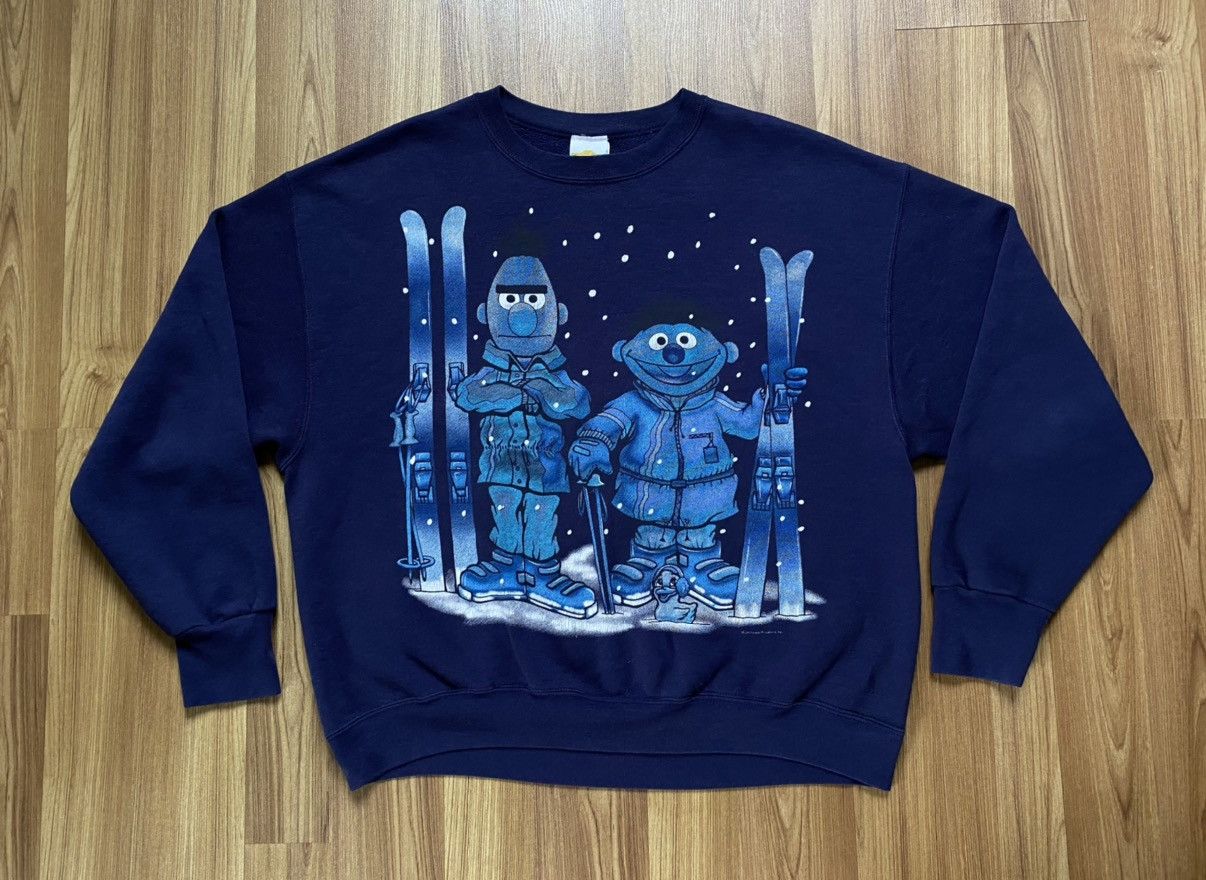 Cartoon Network Vintage Sesame Street Muppets Jim Henson Sweatshirt Gromit Size US XL / EU 56 / 4 - 1 Thumbnail