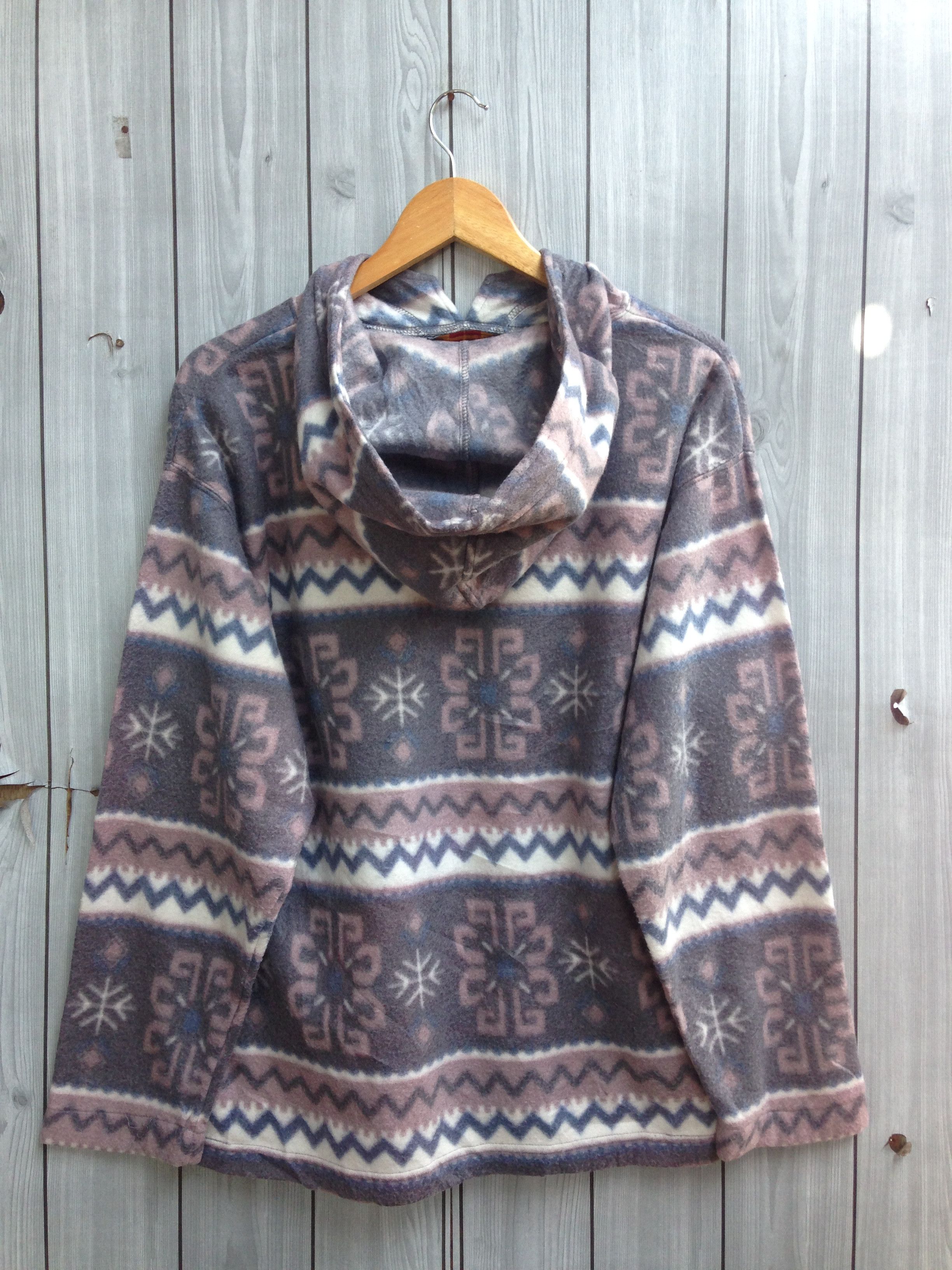 Native × Vintage Tribal Abstract Printed Fleece Size US L / EU 52-54 / 3 - 1 Thumbnail