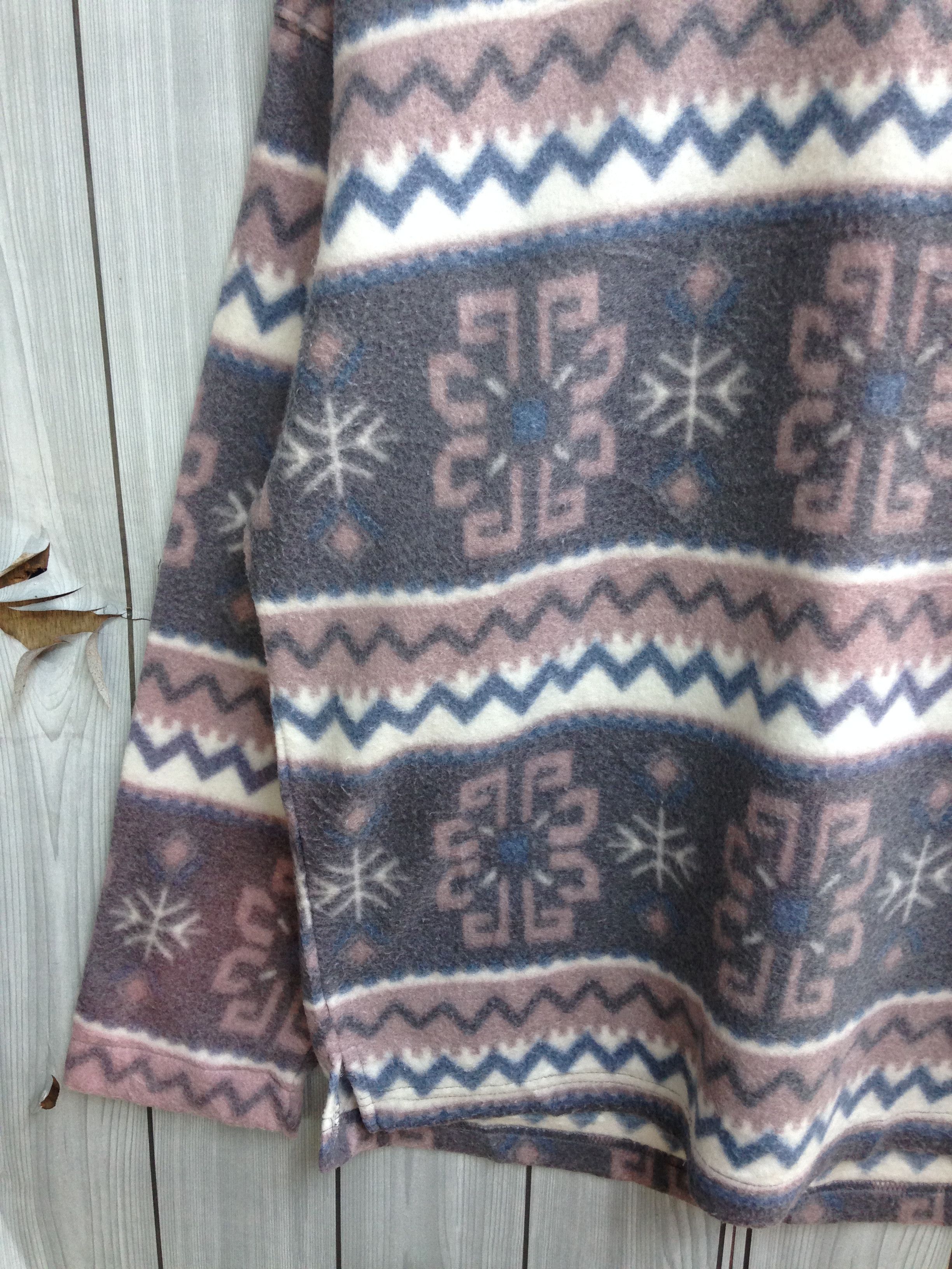 Native × Vintage Tribal Abstract Printed Fleece Size US L / EU 52-54 / 3 - 3 Thumbnail