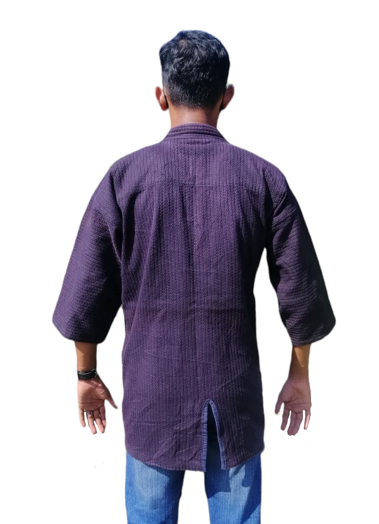 Japanese Brand Vintage Japanese Indigo Cotton Kimono Jacket Size US M / EU 48-50 / 2 - 7 Thumbnail