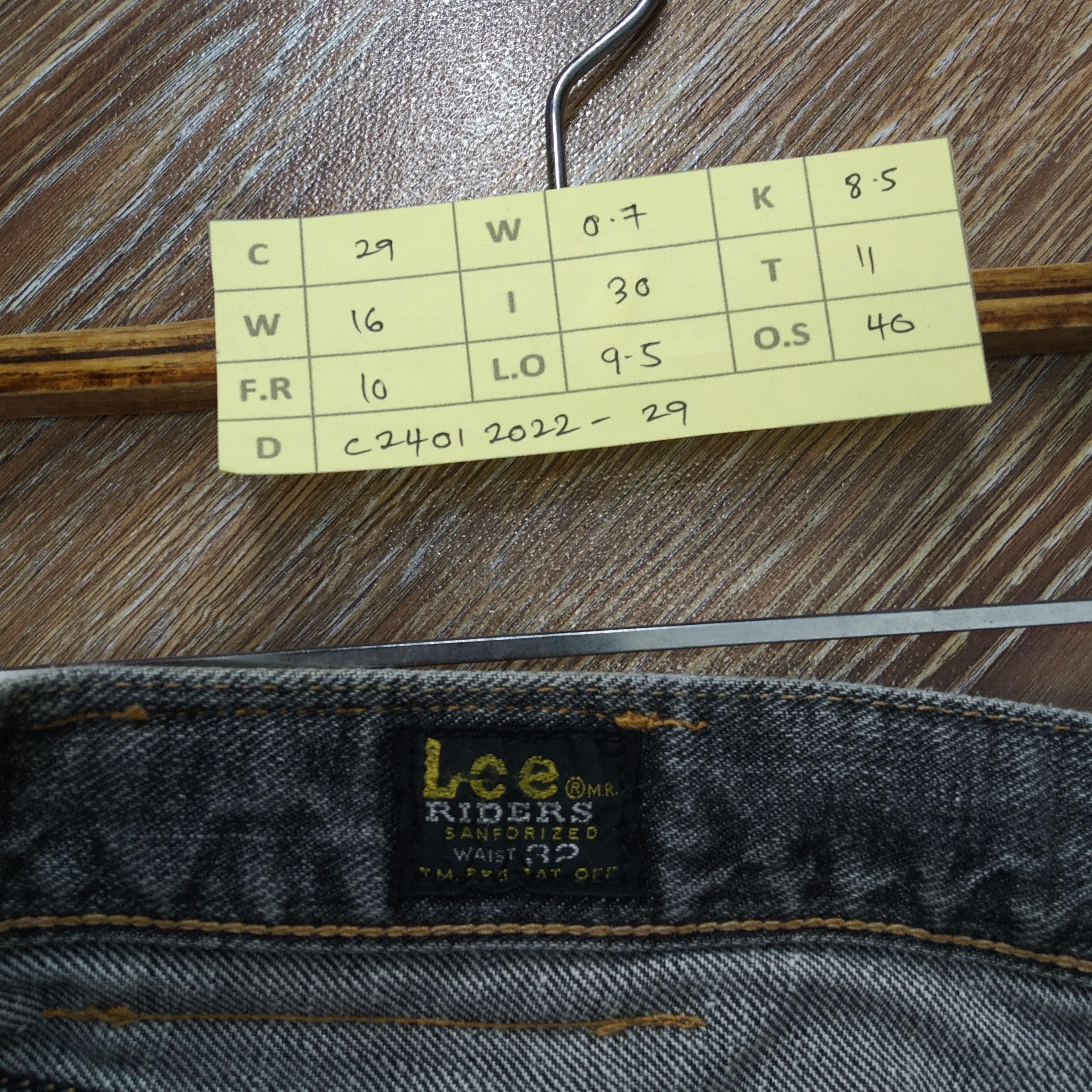 Vintage vintage stonewash jeans Size US 32 / EU 48 - 13 Thumbnail