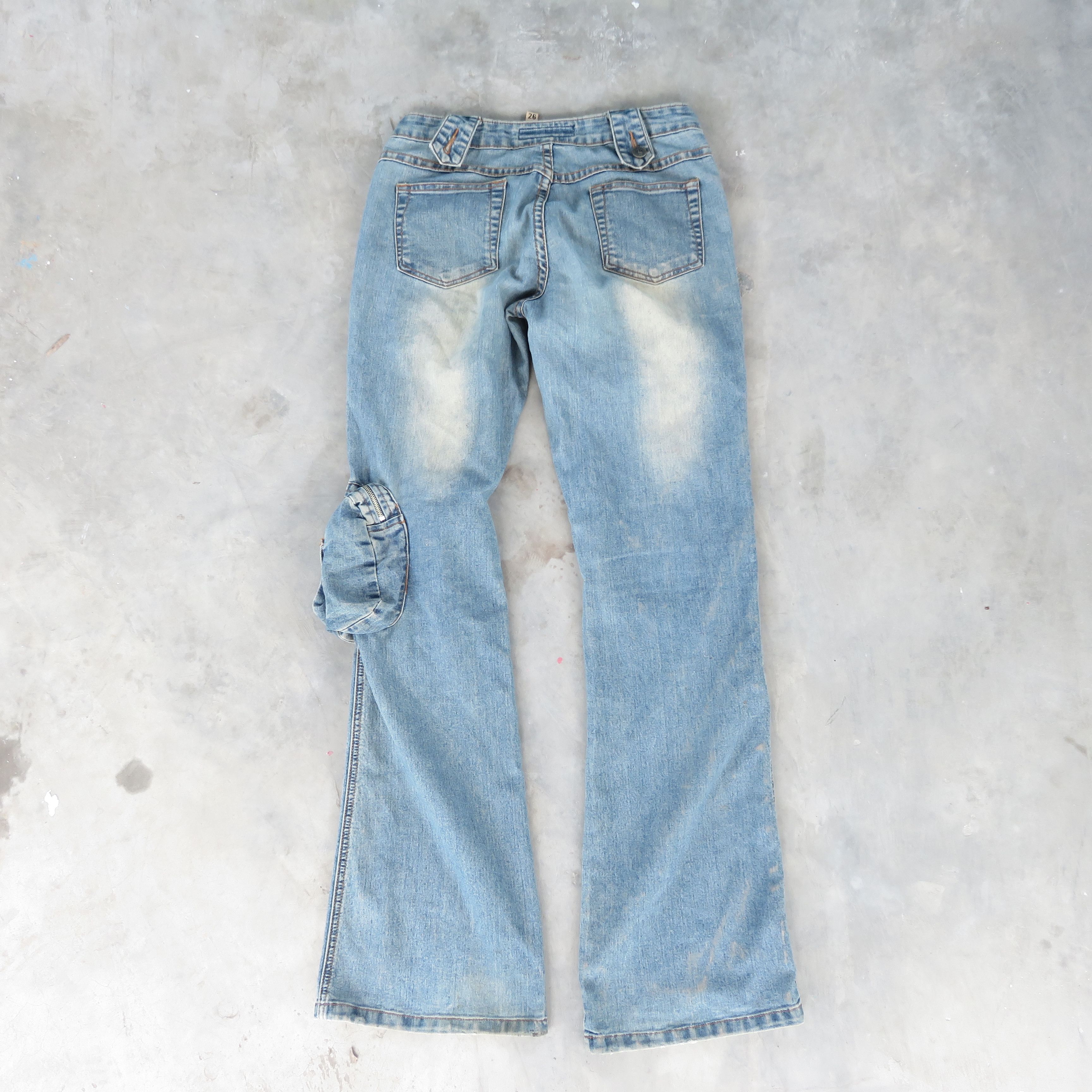 Japanese Brand Modernistic Flare Multipocket Punk Utility Cargo Pant Size US 28 / EU 44 - 10 Thumbnail