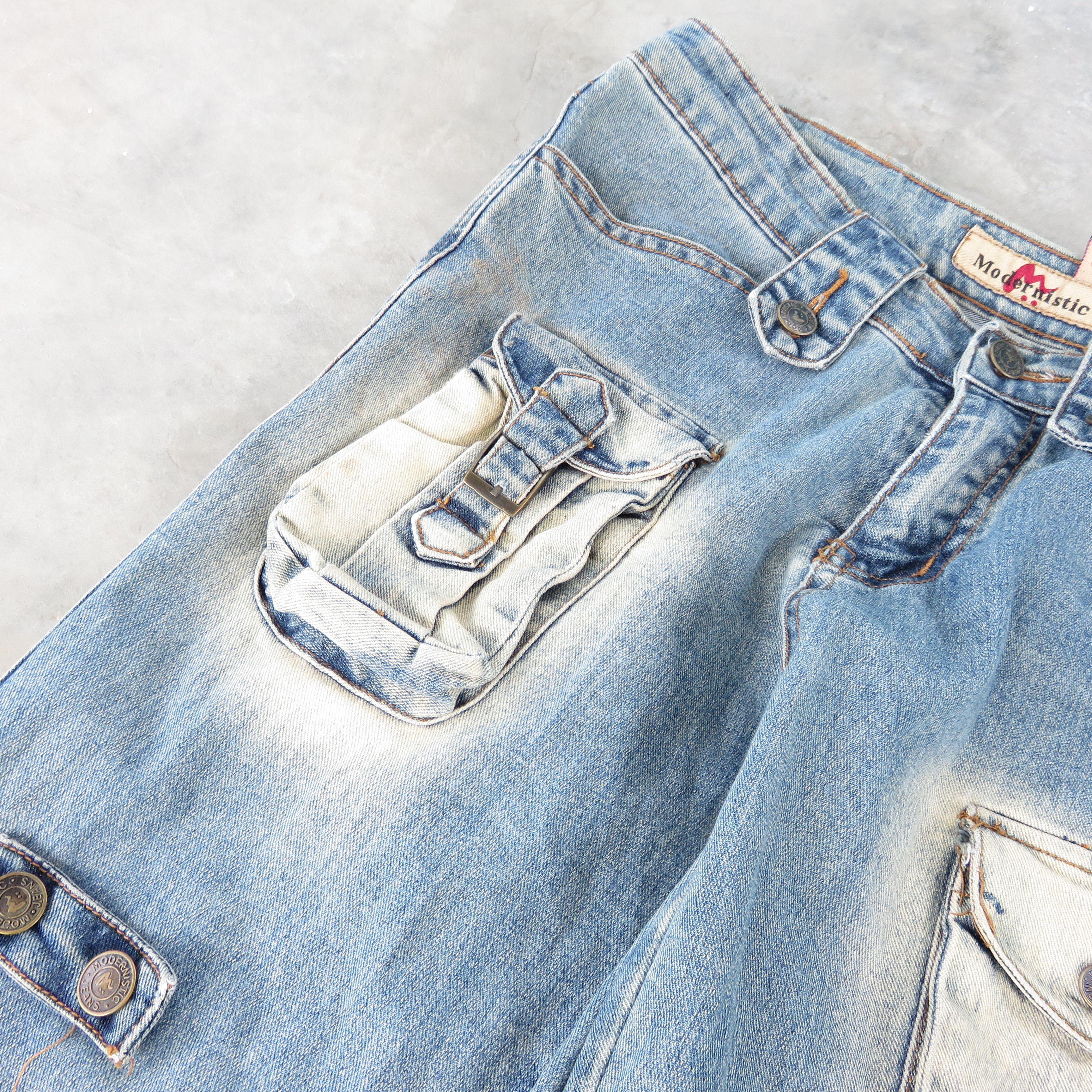 Japanese Brand Modernistic Flare Multipocket Punk Utility Cargo Pant Size US 28 / EU 44 - 8 Thumbnail