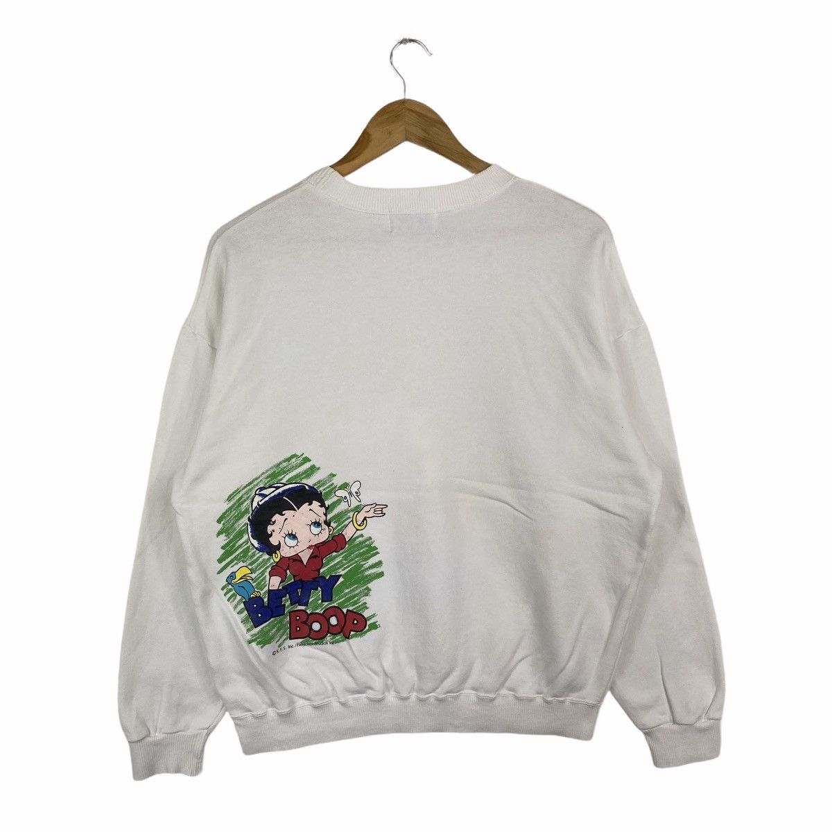 Cartoon Network × Vintage Vintage BETTY BOOP Fleisher Studio Cartoon Sweatshirt Size US M / EU 48-50 / 2 - 2 Thumbnail