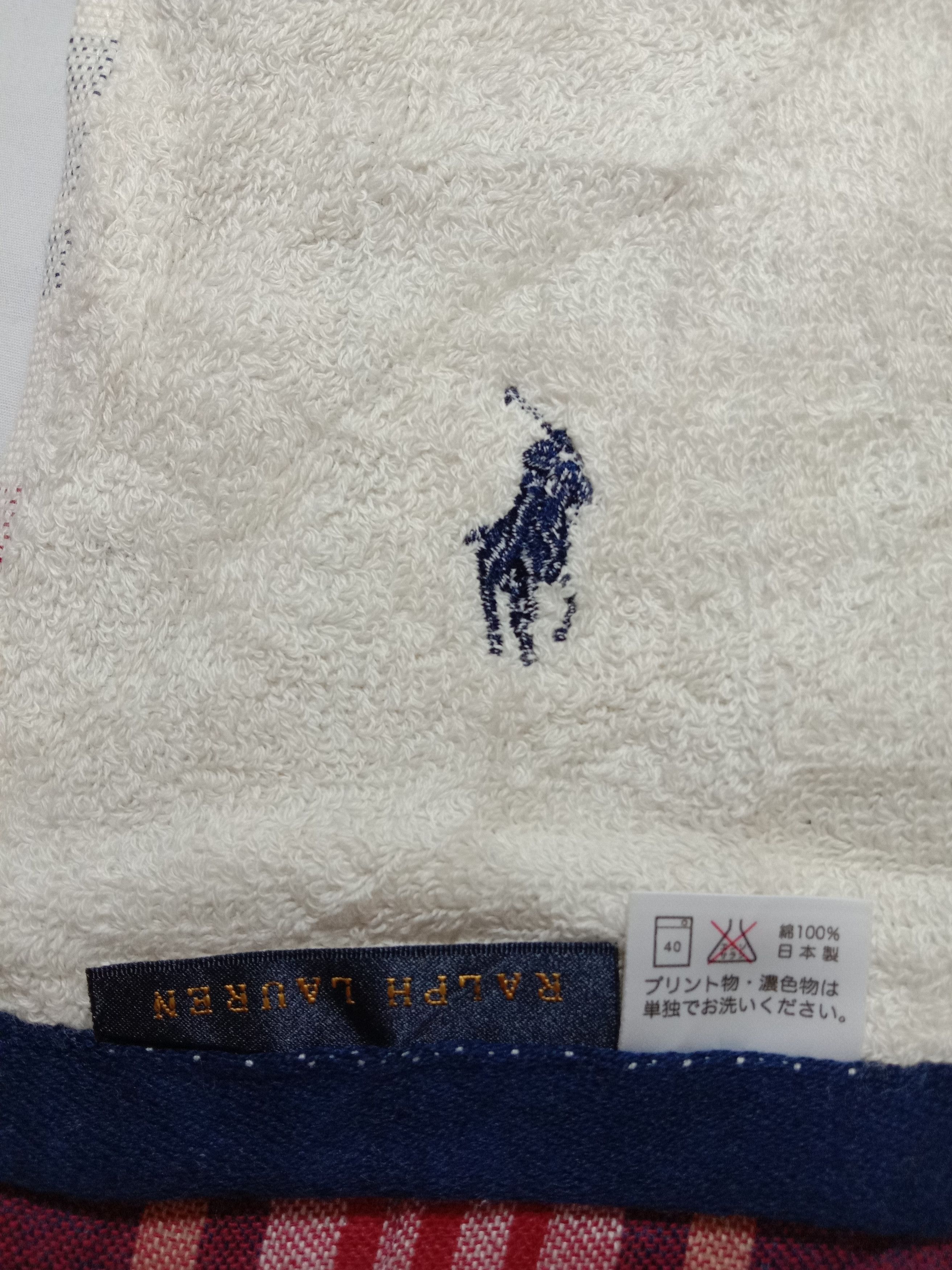 Polo Ralph Lauren Polo Ralph Lauren Face Towel Scarf Check Plaid Size ONE SIZE - 4 Thumbnail