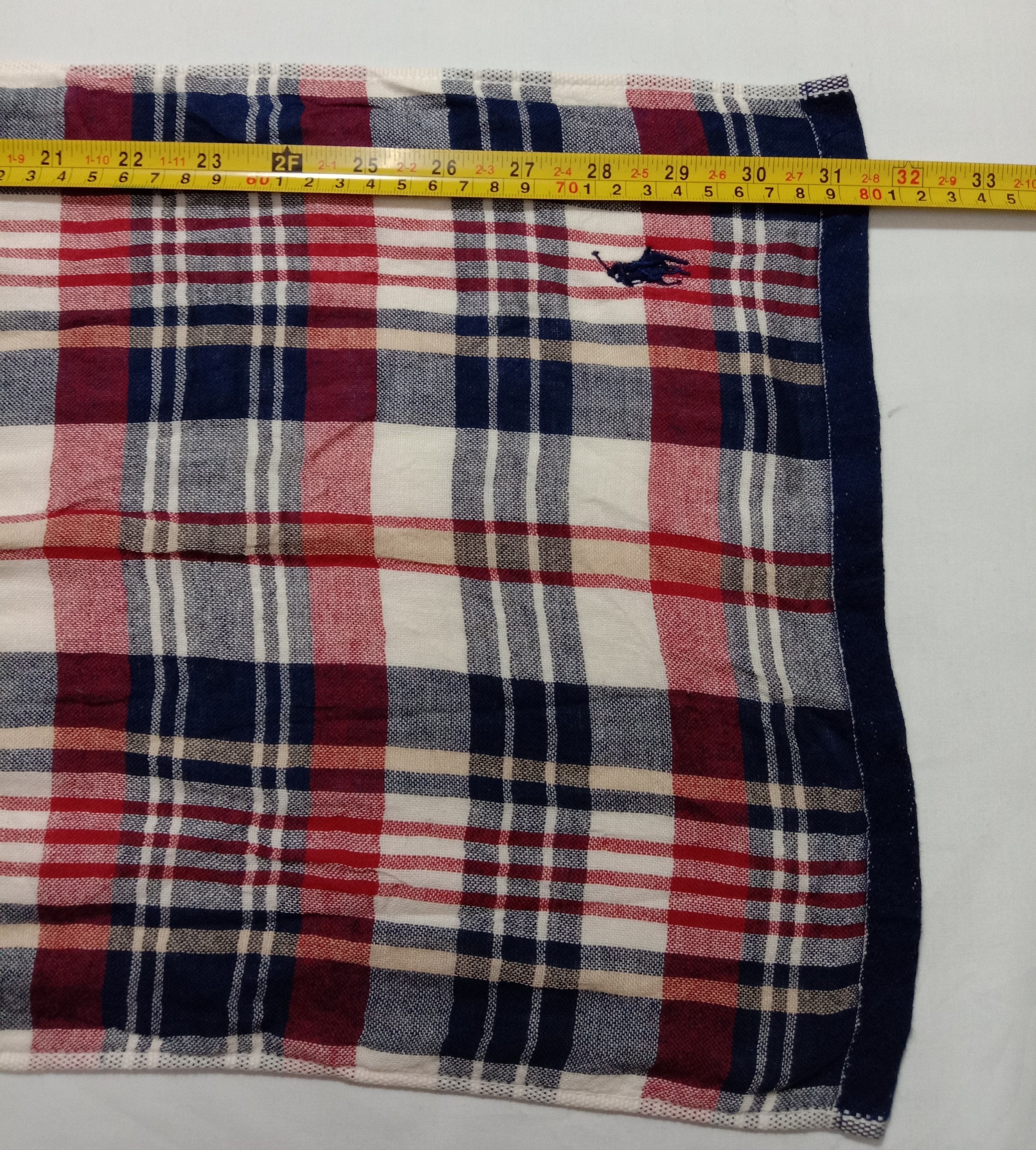 Polo Ralph Lauren Polo Ralph Lauren Face Towel Scarf Check Plaid Size ONE SIZE - 2 Thumbnail