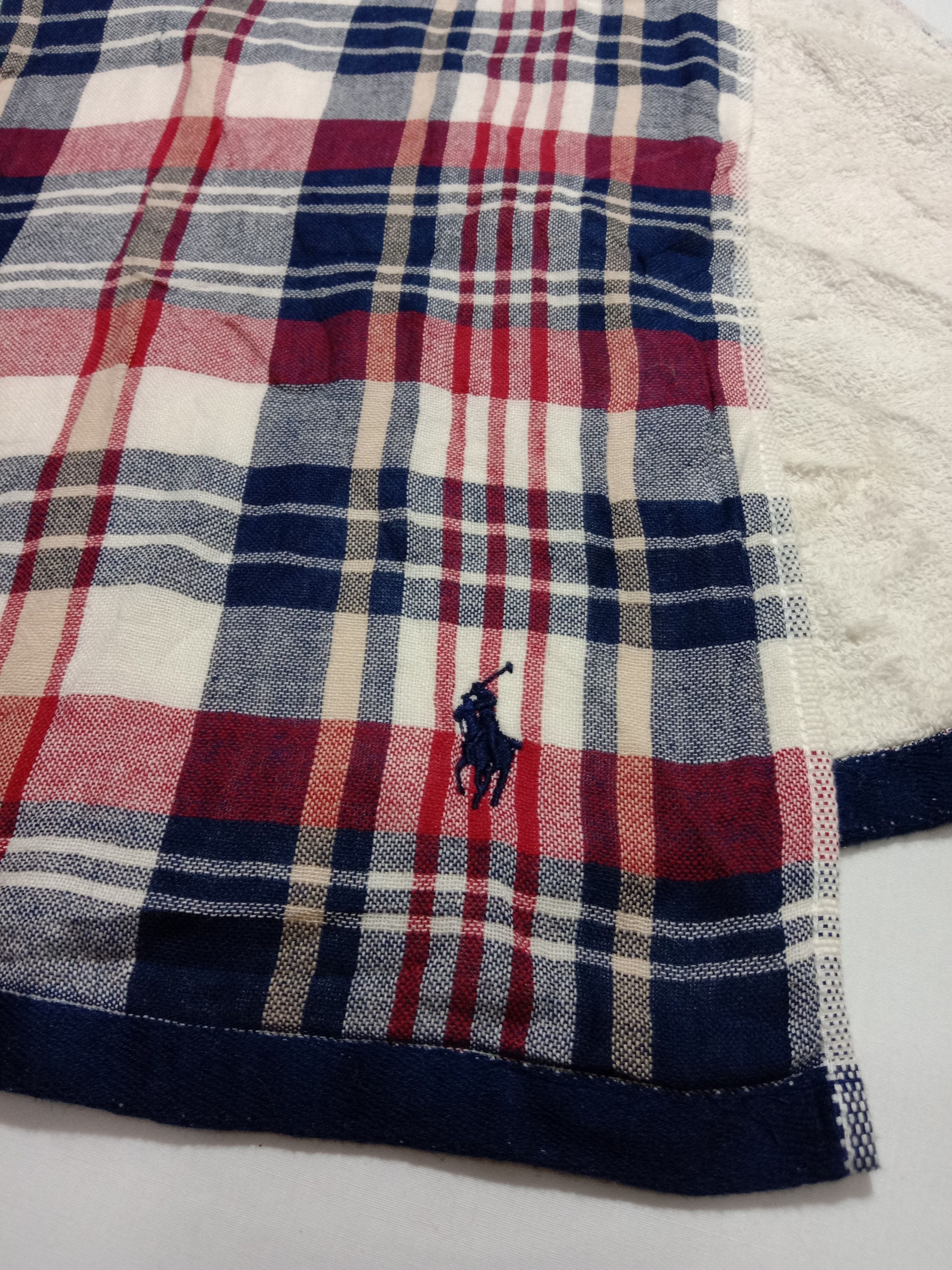 Polo Ralph Lauren Polo Ralph Lauren Face Towel Scarf Check Plaid Size ONE SIZE - 5 Thumbnail