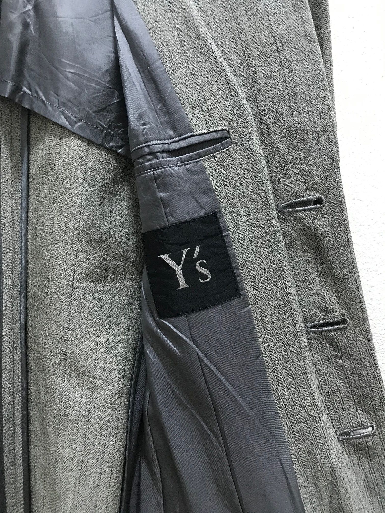 Yohji Yamamoto Yohji Yamamoto Wool Trench Coat Jacket Size US S / EU 44-46 / 1 - 9 Thumbnail
