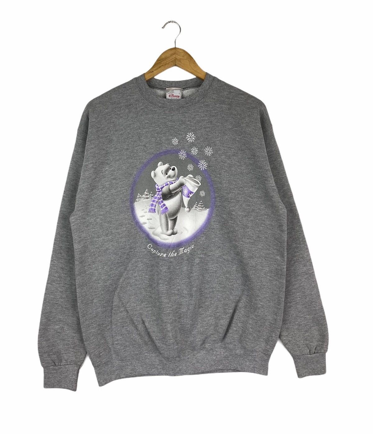 Cartoon Network × Disney × Vintage Vintage WINNIE THE POOH Disney Cartoon Sweatshirt Pullover Size US M / EU 48-50 / 2 - 1 Thumbnail
