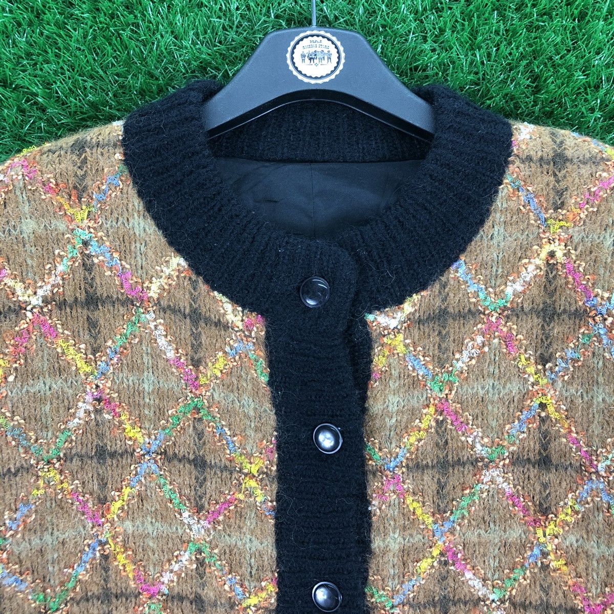 Aran Isles Knitwear Vintage 90's Wool Knit Cardigan Jacket G-Dragon Style Size US M / EU 48-50 / 2 - 7 Thumbnail