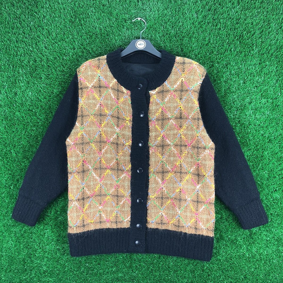 Aran Isles Knitwear Vintage 90's Wool Knit Cardigan Jacket G-Dragon Style Size US M / EU 48-50 / 2 - 1 Thumbnail