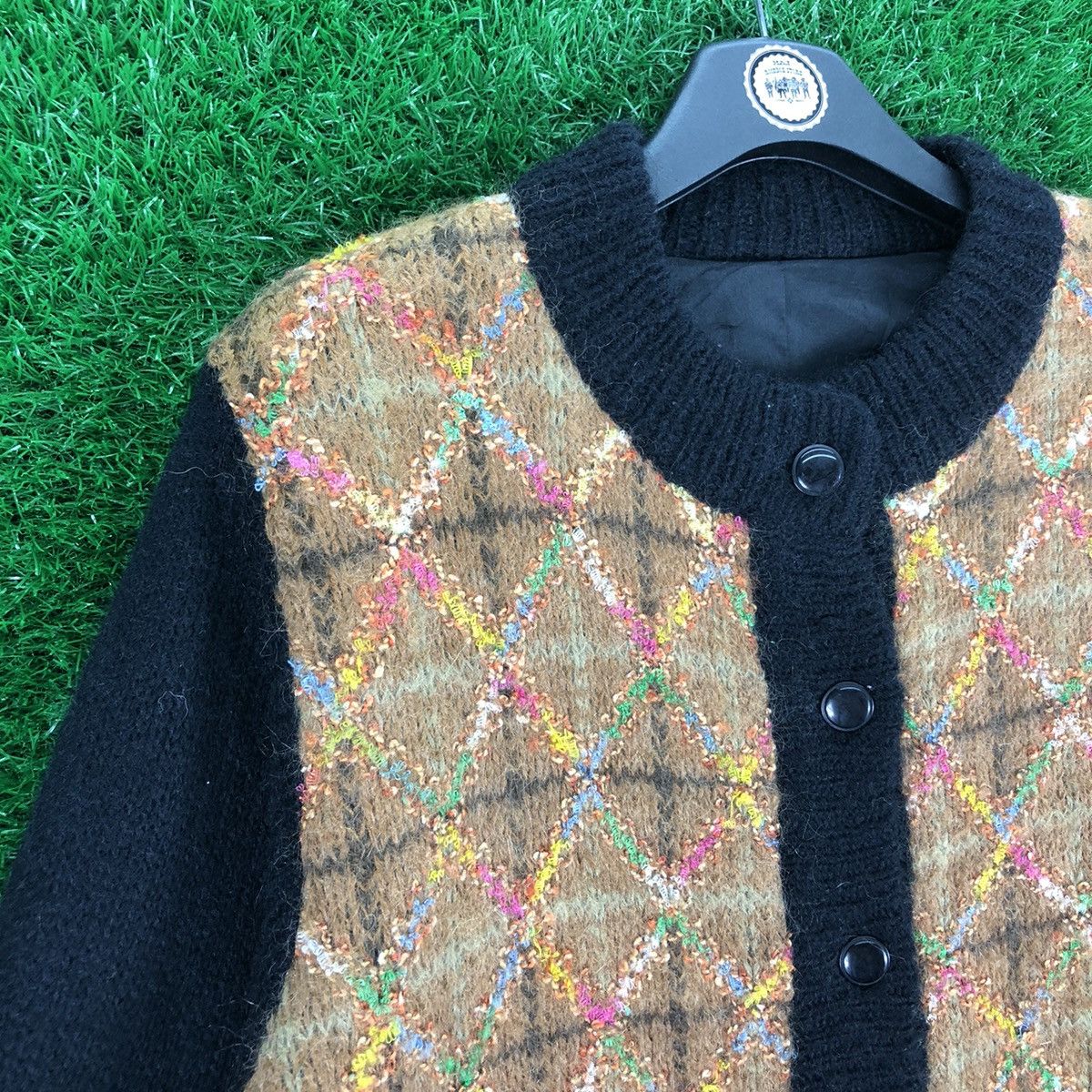 Aran Isles Knitwear Vintage 90's Wool Knit Cardigan Jacket G-Dragon Style Size US M / EU 48-50 / 2 - 2 Thumbnail