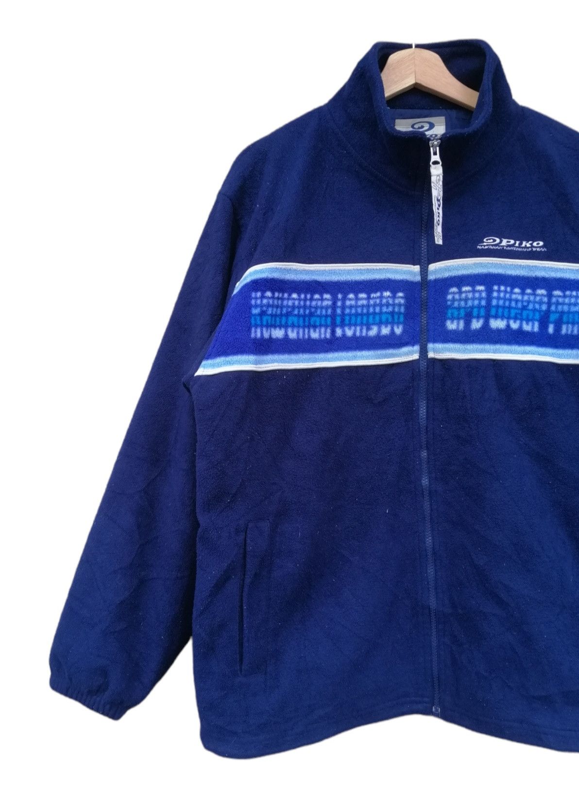 Japanese Brand Vintage Piko Hawaiian Longboard Wear Fleece Jacket Size US M / EU 48-50 / 2 - 6 Thumbnail