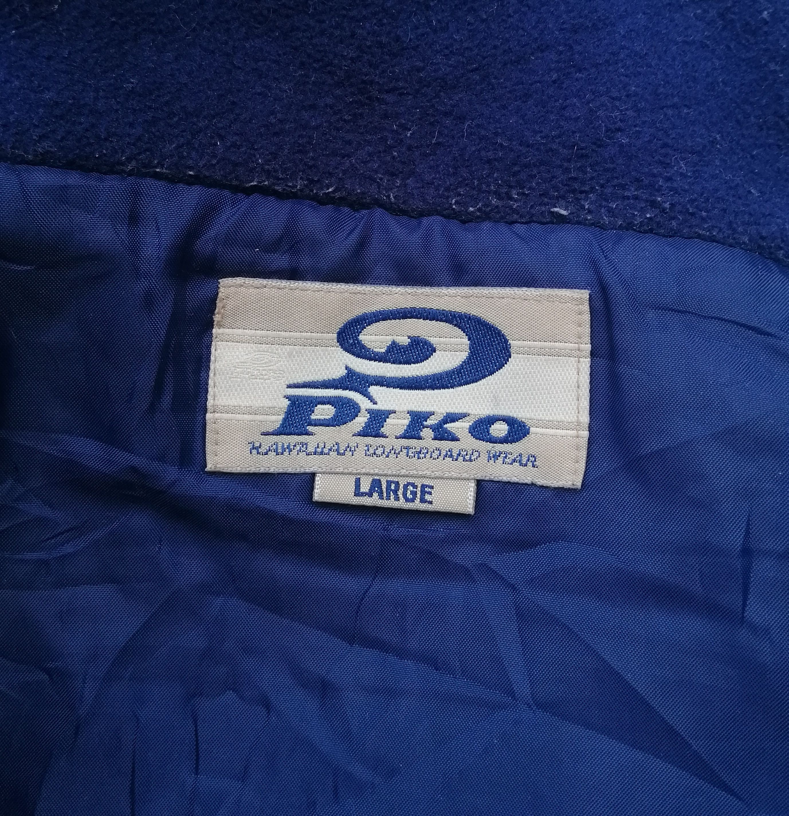 Japanese Brand Vintage Piko Hawaiian Longboard Wear Fleece Jacket Size US M / EU 48-50 / 2 - 14 Thumbnail
