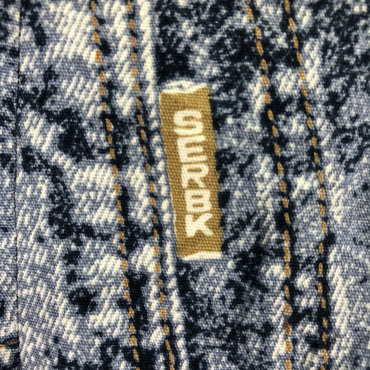 Japanese Brand Vintage Kimono Cardigan Fullprint Denim Patchwork by Kuwano Size US L / EU 52-54 / 3 - 10 Thumbnail