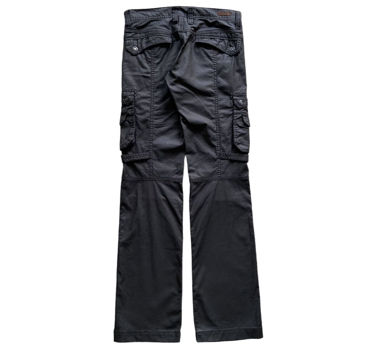 20471120 × Japanese Brand Nicole Club For Men Tactical Multi Pocket Cargo Coated Pants Size US 30 / EU 46 - 10 Thumbnail