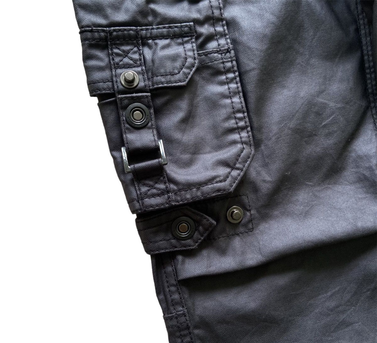 20471120 × Japanese Brand Nicole Club For Men Tactical Multi Pocket Cargo Coated Pants Size US 30 / EU 46 - 7 Thumbnail