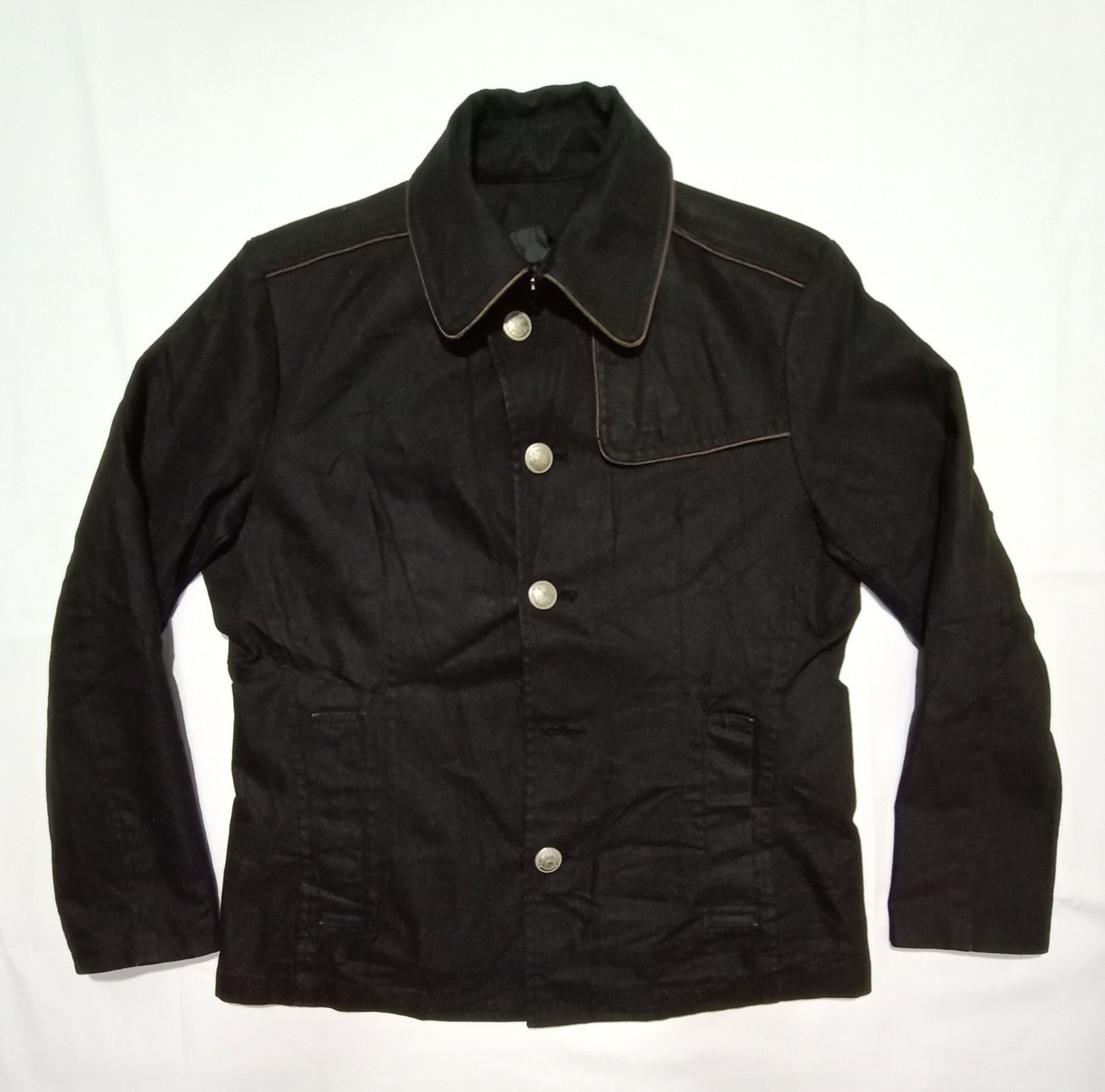 Japanese Brand Hype Takeo Kikuchi Denim Jacket Coat Padded Inner Size M / US 6-8 / IT 42-44 - 1 Thumbnail