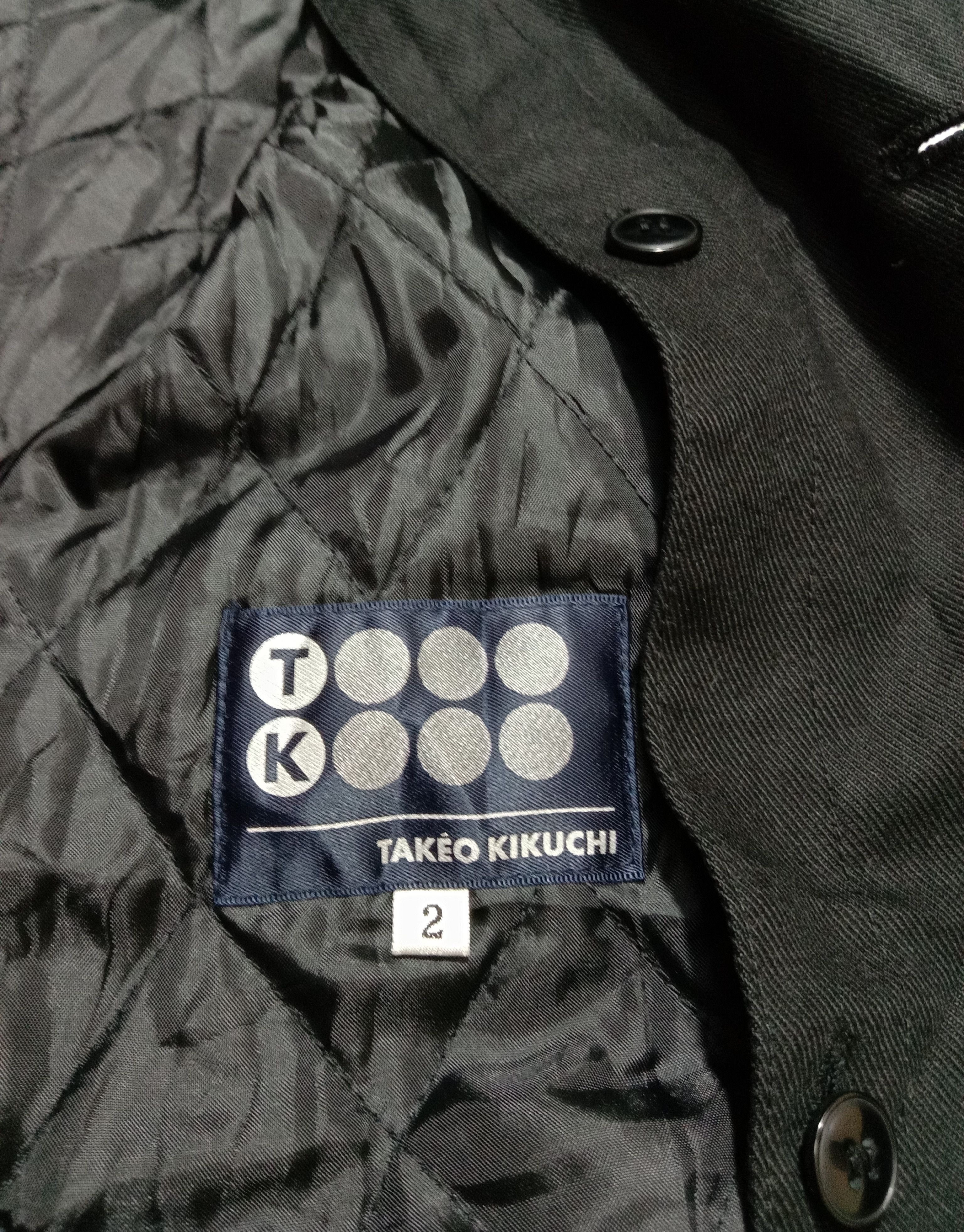 Japanese Brand Hype Takeo Kikuchi Denim Jacket Coat Padded Inner Size M / US 6-8 / IT 42-44 - 3 Thumbnail