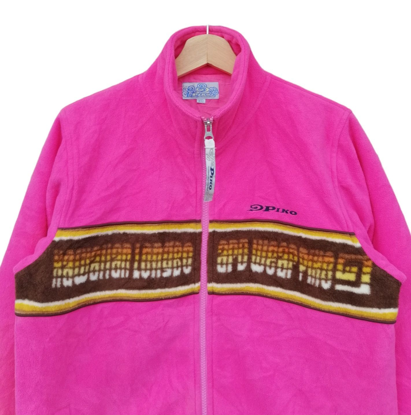 Japanese Brand Vintage Piko Hawaiian Flecce Jacket Size US S / EU 44-46 / 1 - 4 Thumbnail