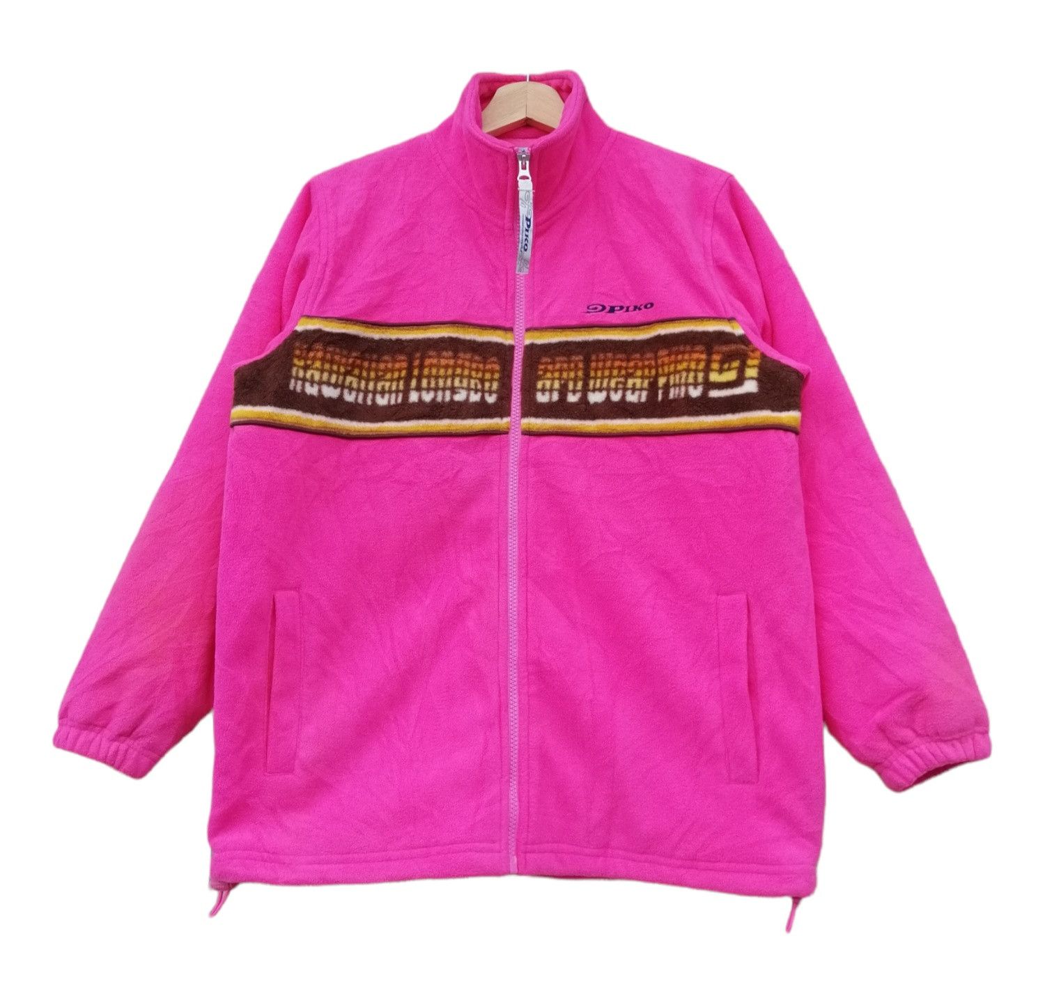 Japanese Brand Vintage Piko Hawaiian Flecce Jacket Size US S / EU 44-46 / 1 - 3 Thumbnail