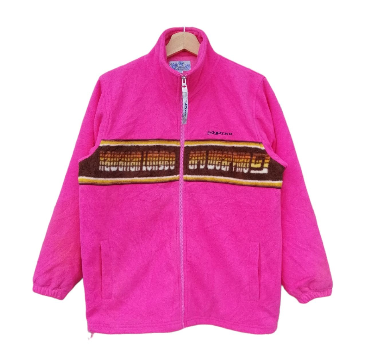 Japanese Brand Vintage Piko Hawaiian Flecce Jacket Size US S / EU 44-46 / 1 - 2 Thumbnail