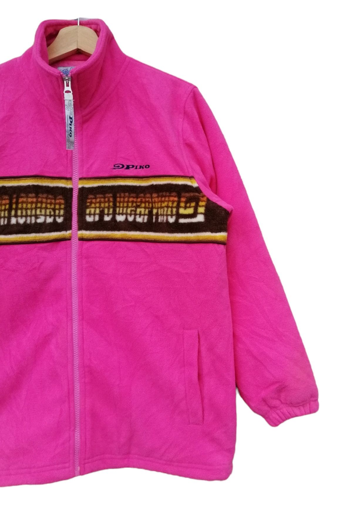 Japanese Brand Vintage Piko Hawaiian Flecce Jacket Size US S / EU 44-46 / 1 - 5 Thumbnail