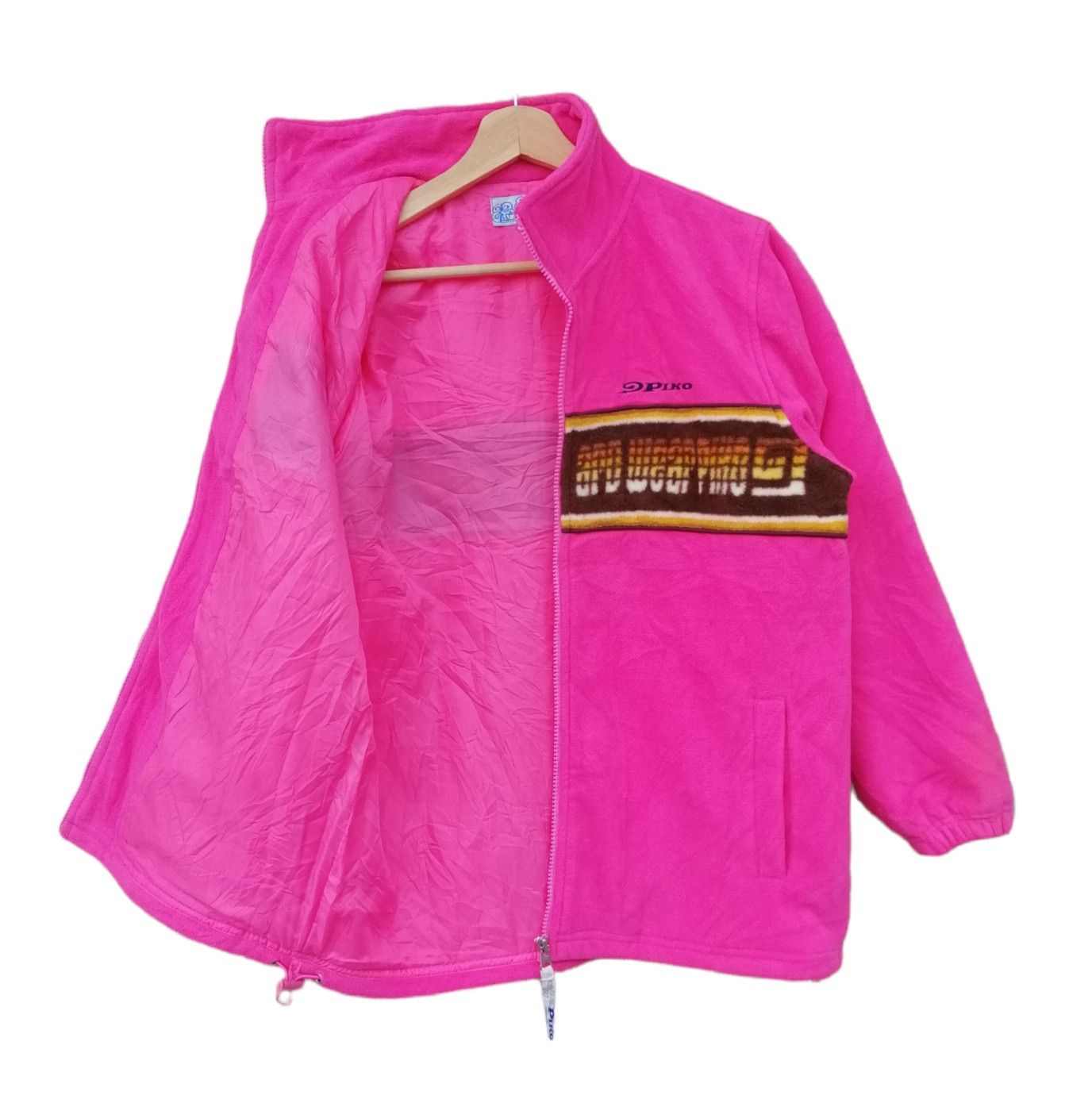 Japanese Brand Vintage Piko Hawaiian Flecce Jacket Size US S / EU 44-46 / 1 - 11 Thumbnail