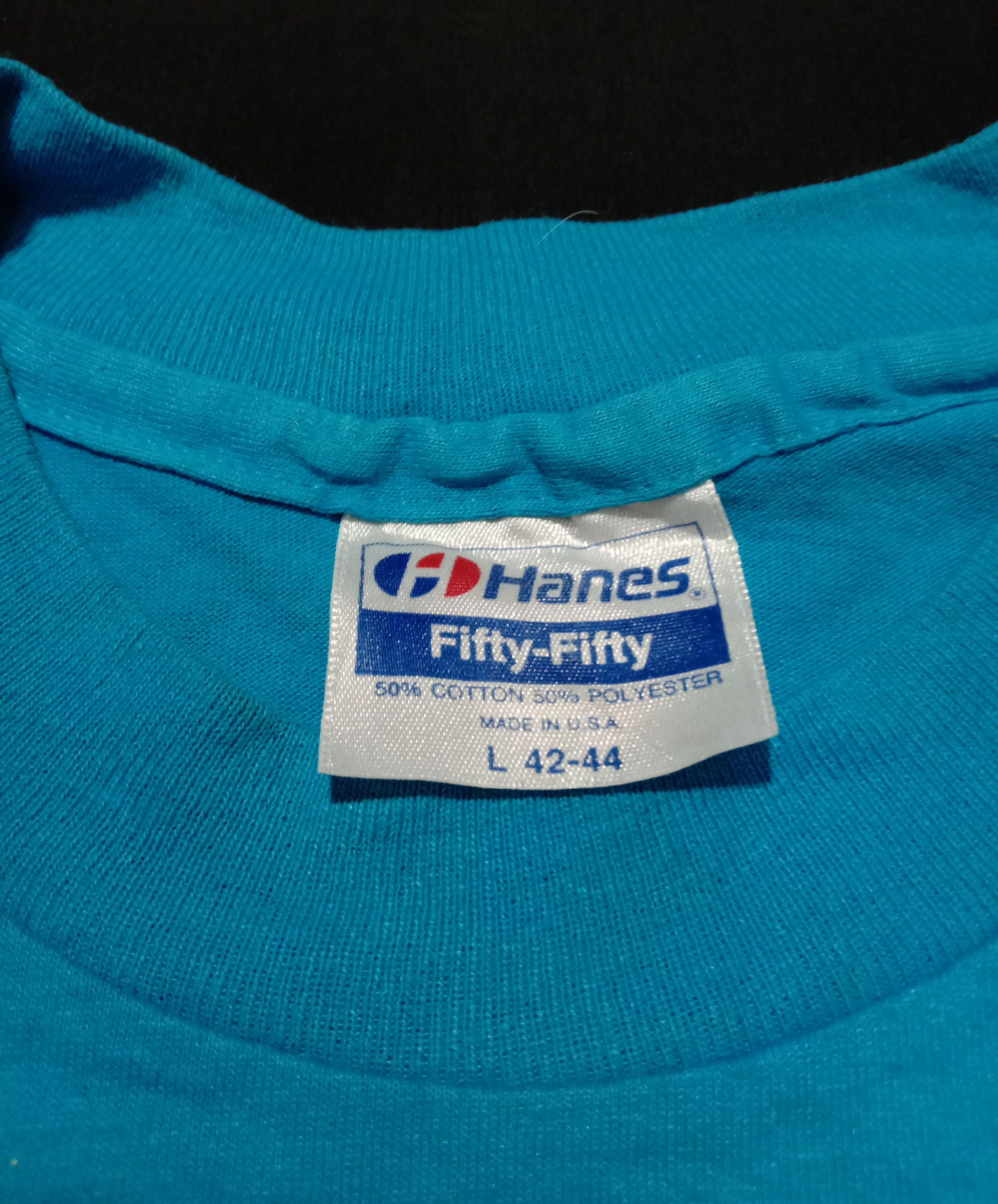 Hanes Vintage 80s 50/50 Fifty-Fifty M. Mirski Ski Graphic Tee Size US M / EU 48-50 / 2 - 4 Thumbnail