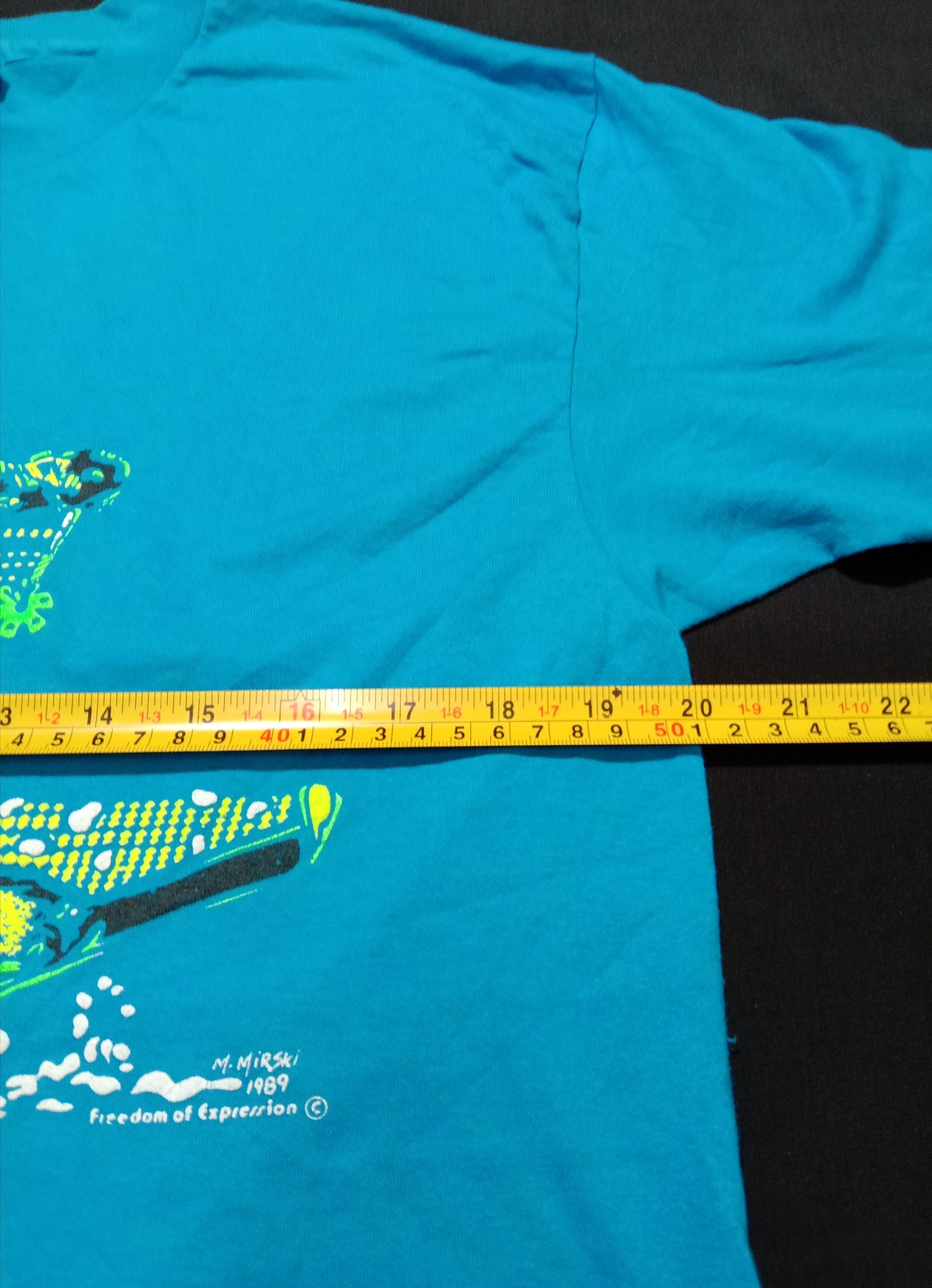 Hanes Vintage 80s 50/50 Fifty-Fifty M. Mirski Ski Graphic Tee Size US M / EU 48-50 / 2 - 6 Thumbnail