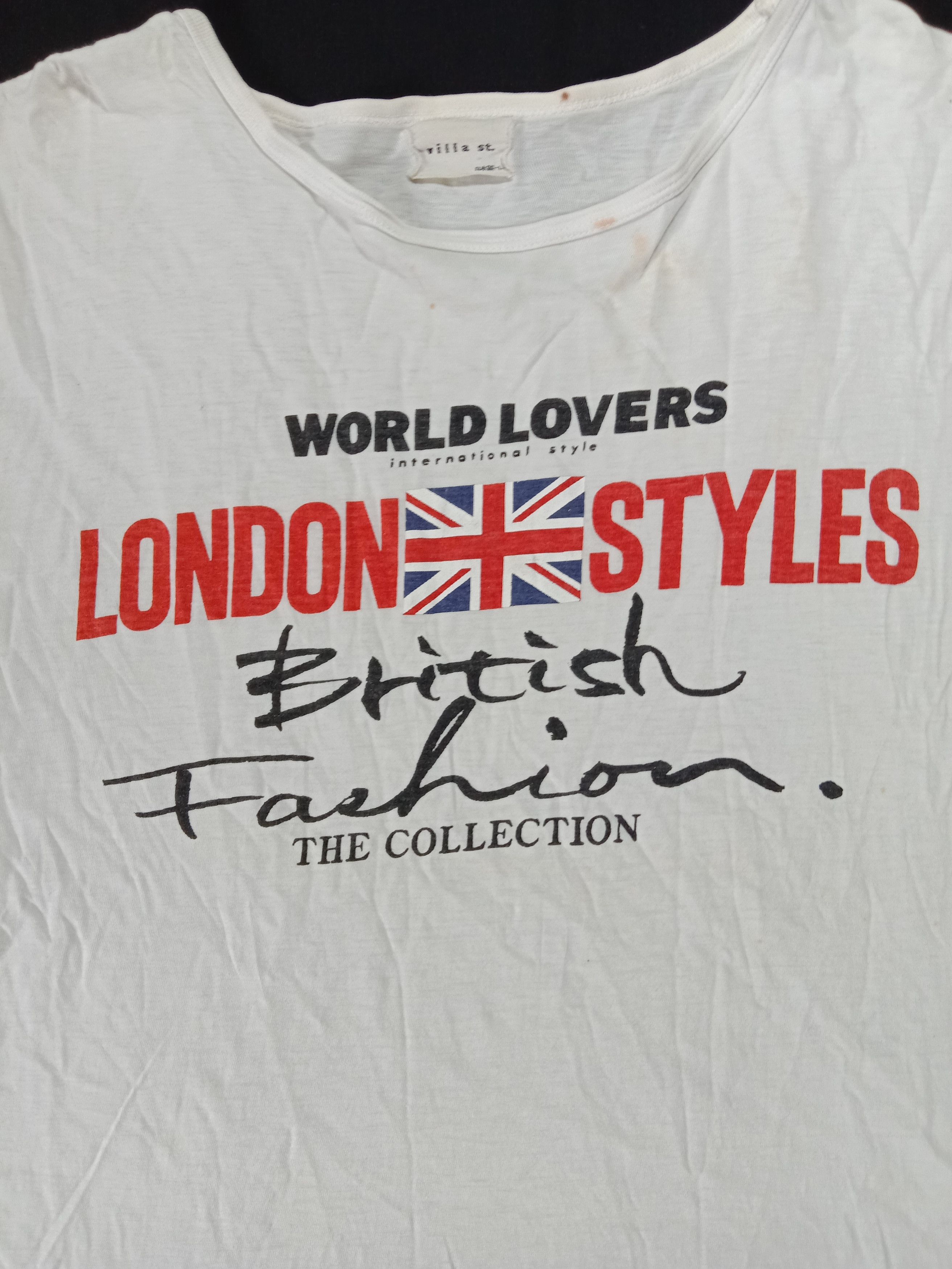 Japanese Brand Vintage 80s 90s Villa st World Lovers London British Fashion Size US M / EU 48-50 / 2 - 2 Thumbnail