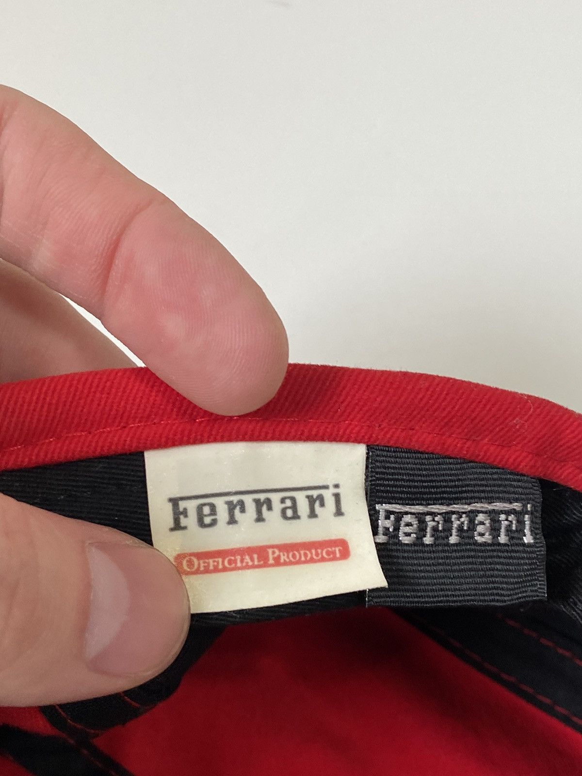Vintage Vintage Cap Ferrari Size ONE SIZE - 12 Thumbnail