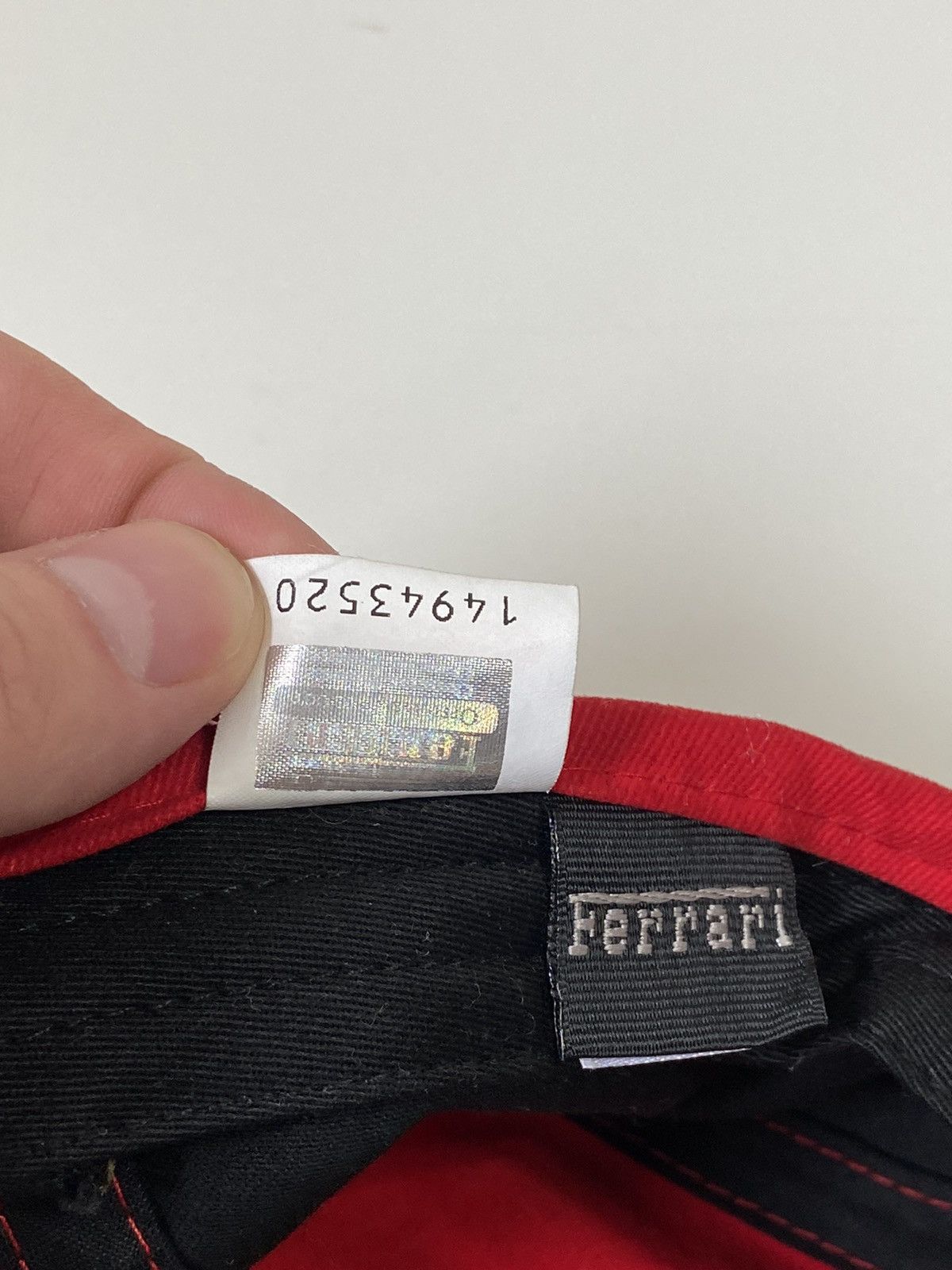 Vintage Vintage Cap Ferrari Size ONE SIZE - 13 Thumbnail