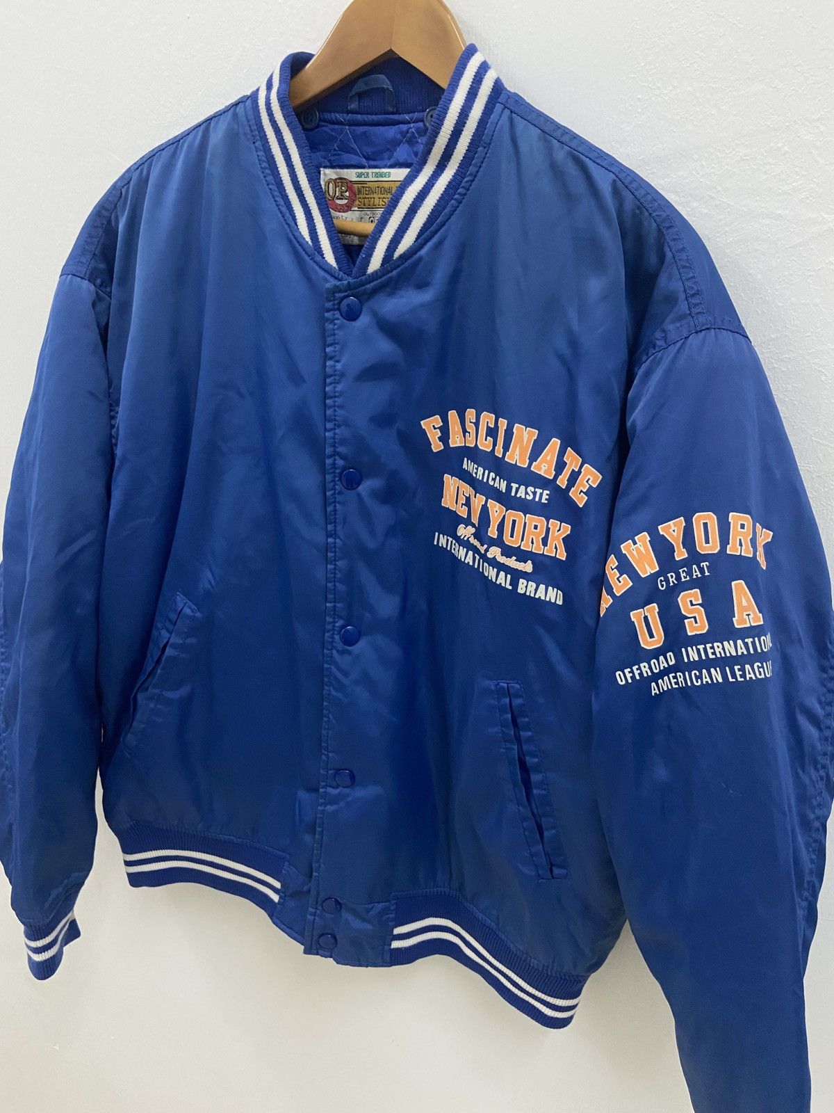 Vintage Vintage New York Off Road Stadium Jacket Size US L / EU 52-54 / 3 - 4 Thumbnail
