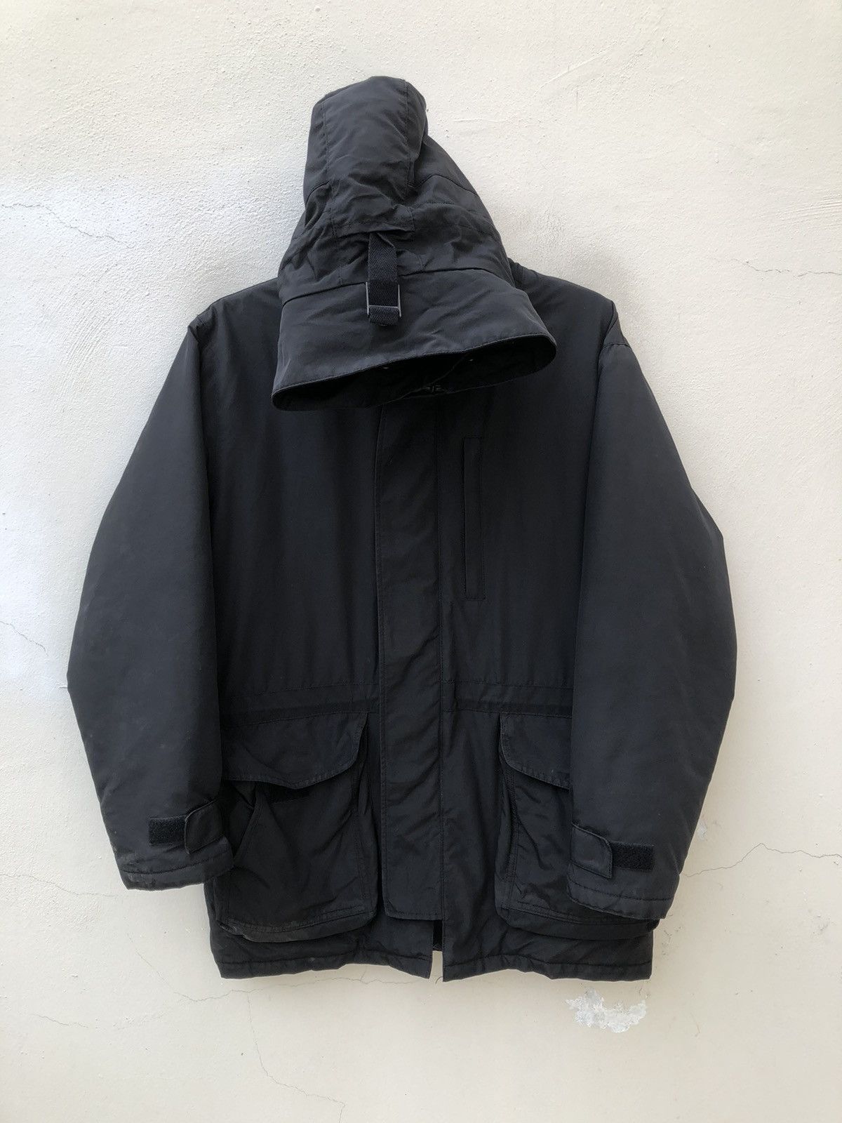 Beams Plus Vintage Beams Japan Black Hoodie Parka Size US M / EU 48-50 / 2 - 1 Thumbnail