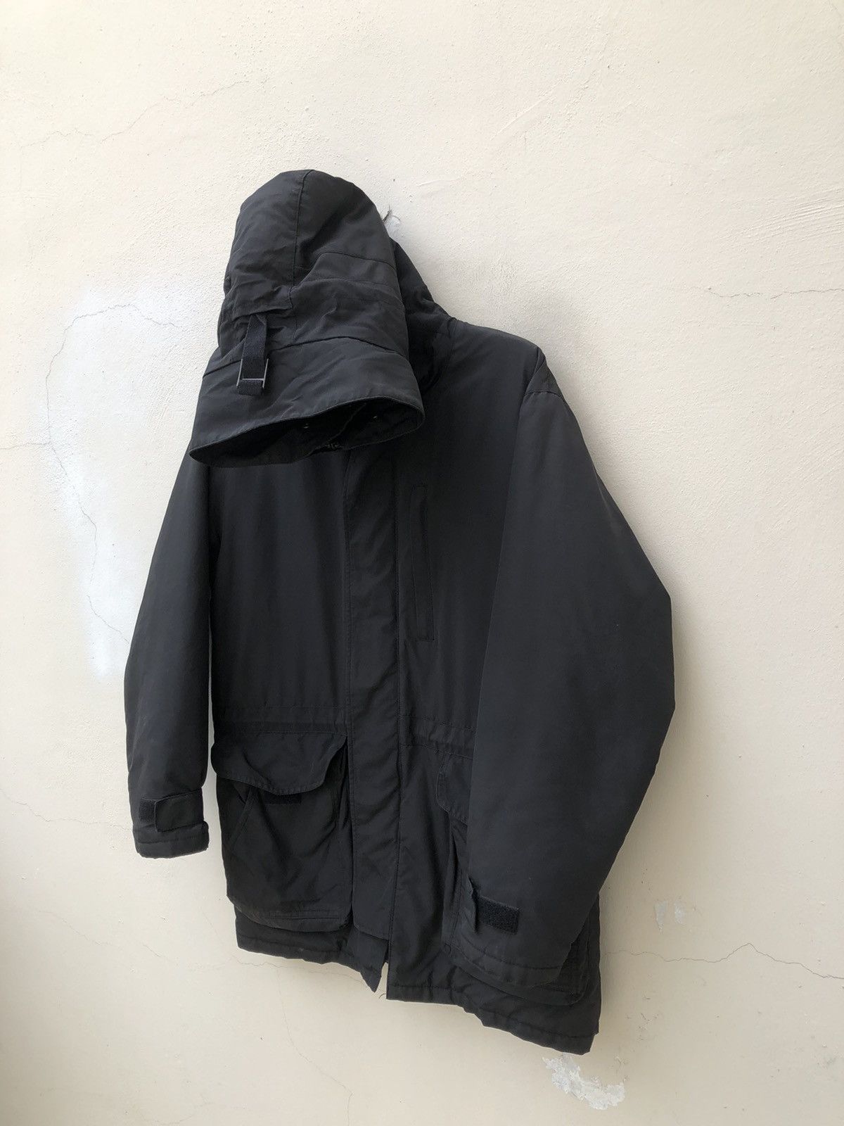 Beams Plus Vintage Beams Japan Black Hoodie Parka Size US M / EU 48-50 / 2 - 2 Thumbnail